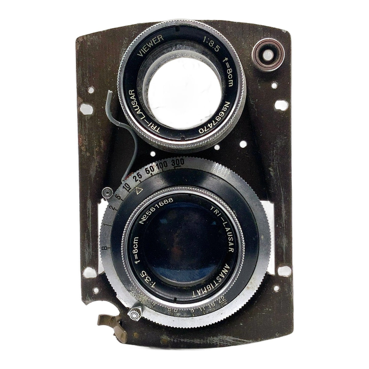 Tri-Lausar Viewer 8cm 1:3.5 Objektiv MF Manual Focus manuell Festbrennweite