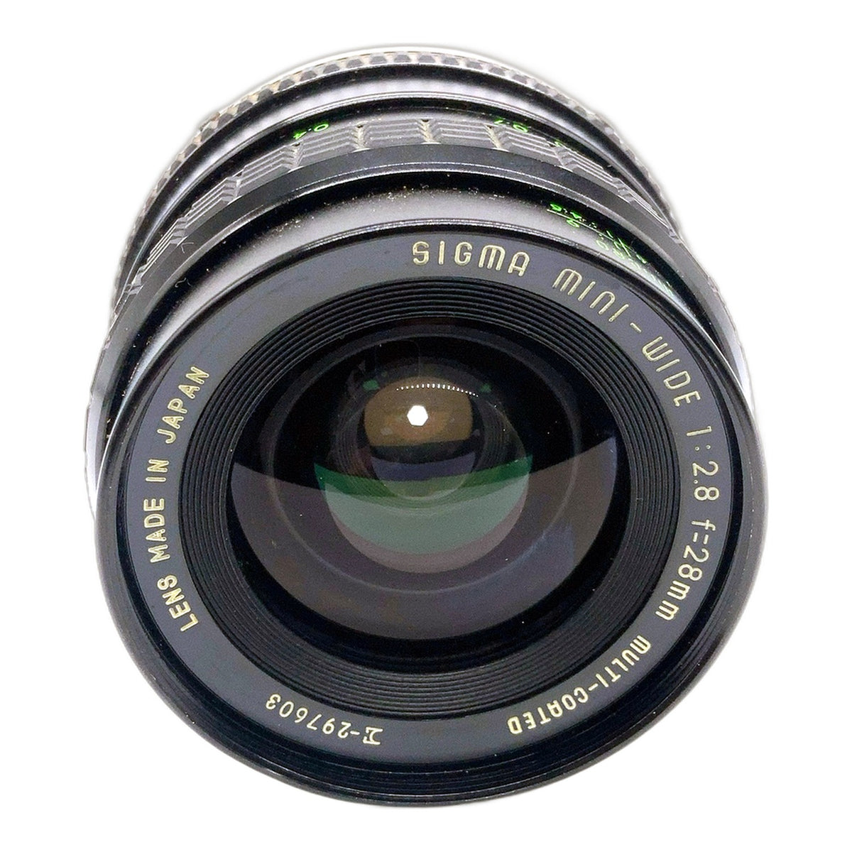 Sigma Mini-Wide MC 28mm 1:2.8 Objektiv manuell Festbrennweite (Pentax K) Nebel!