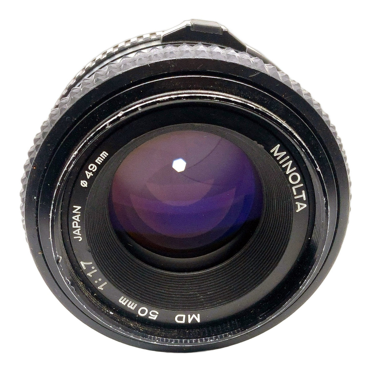 Minolta MD 50mm 1:1.7 Objektiv manuell Festbrennweite (Minolta MD) Nebel!