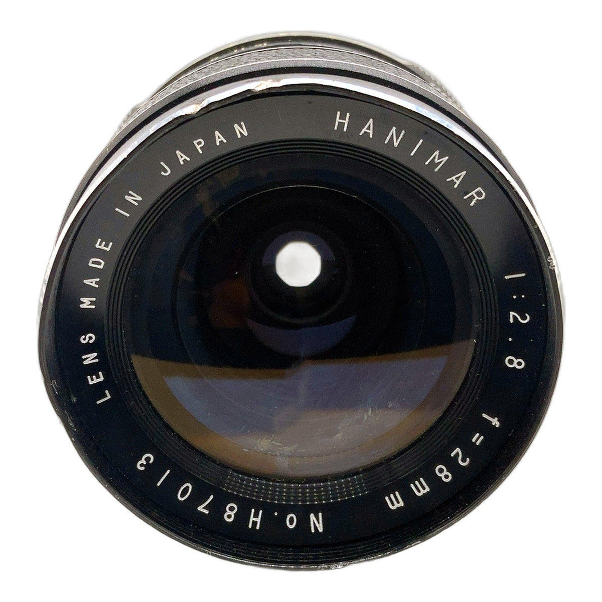 Hanimar 28mm 1:2.8 Objektiv MF Manual Focus manuell Festbrennweite (Minolta MD)
