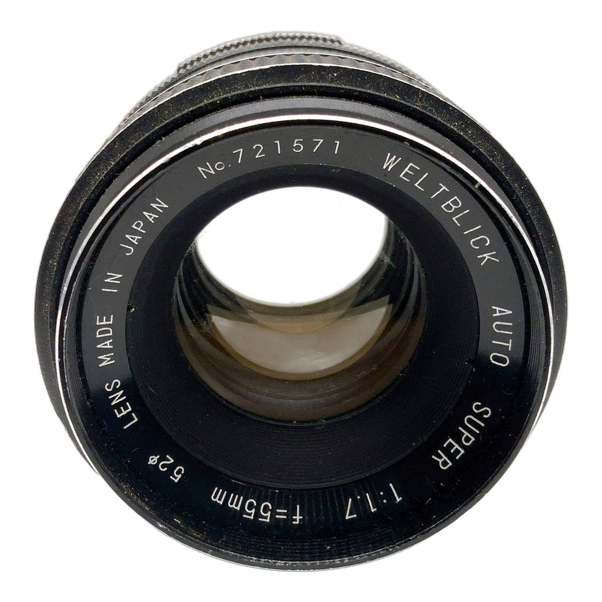 Weltblick Auto Super 55mm 1:1.7 Objektiv manuell Festbrennweite (M42) Pilz!