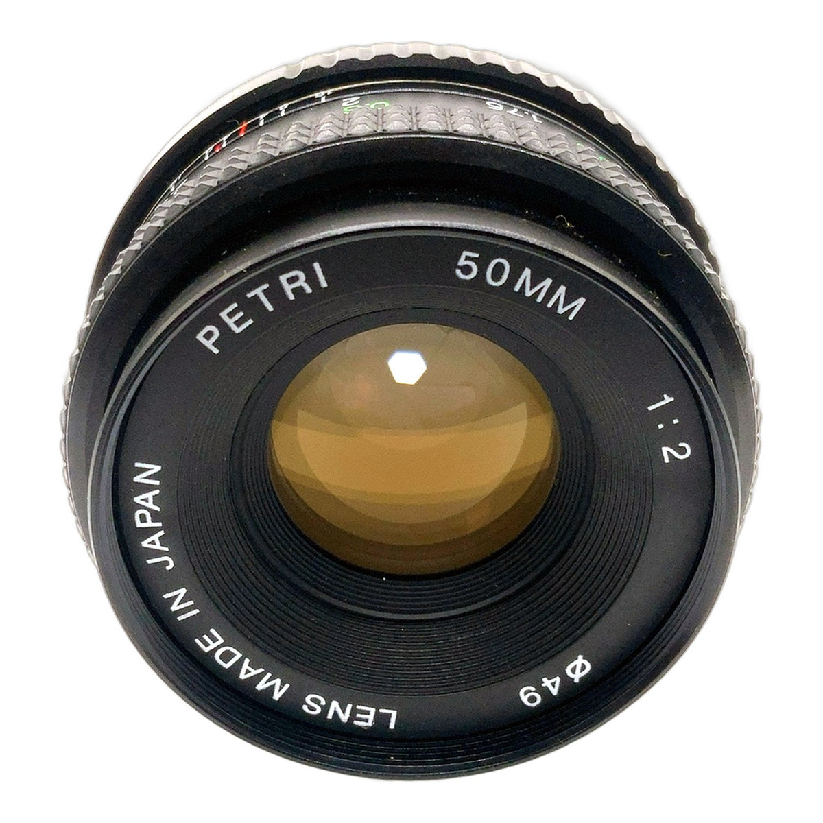 Petri 50mm 1:2 Objektiv MF Manual Focus manuell Festbrennweite (Pentax K)