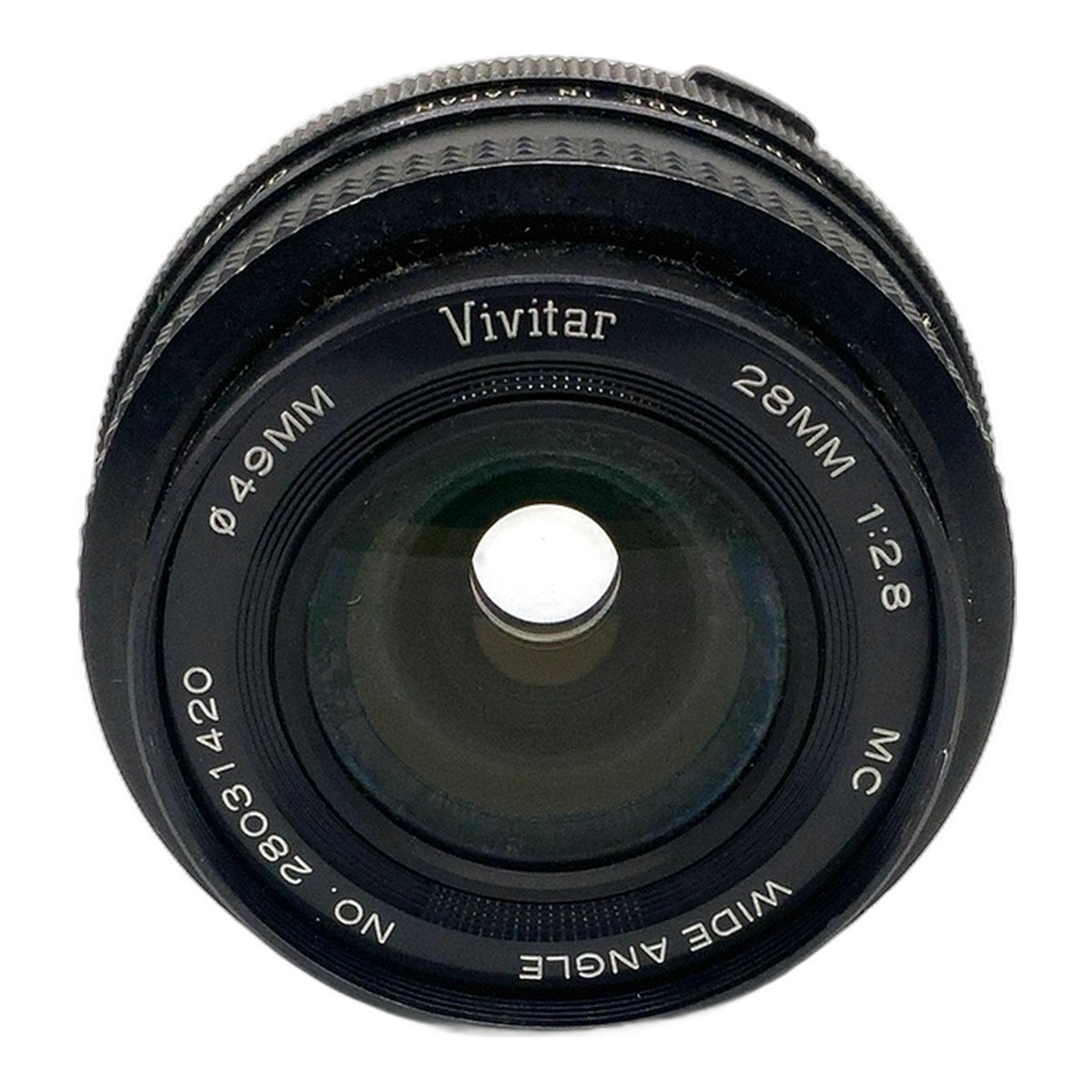 Vivitar MC Wide Angle 28mm 1:2.8 Objektiv Festbrennweite (Olympus OM) Pilz!
