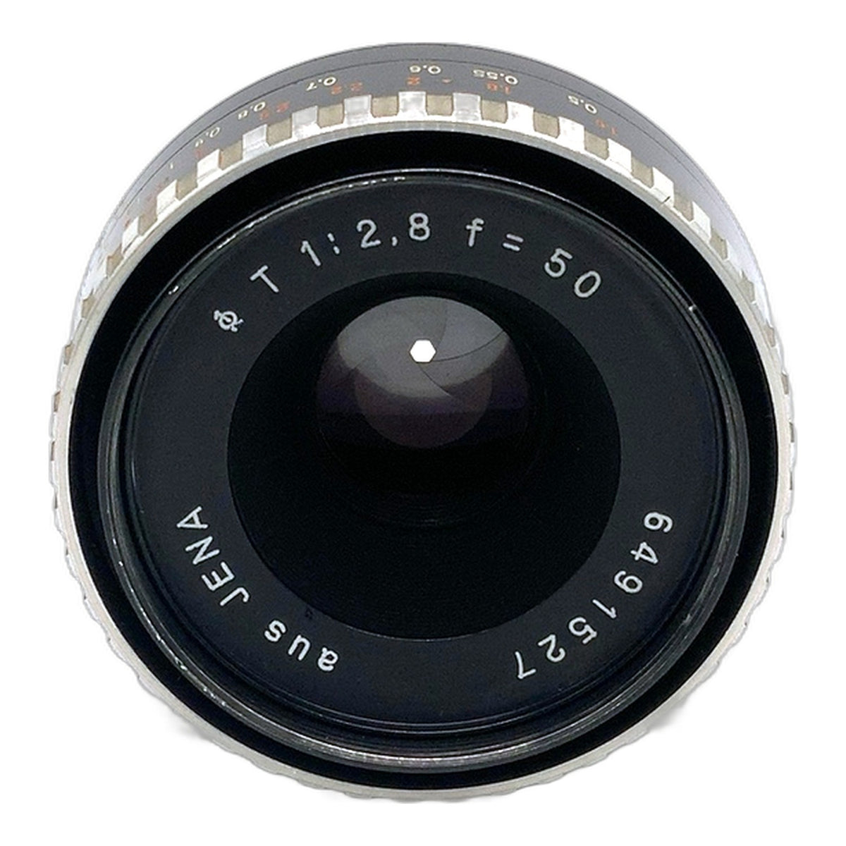 Carl Zeiss "aus Jena" Q1 Tessar 50mm 1:2.8 Objektiv Festbrennweite (Pentina)