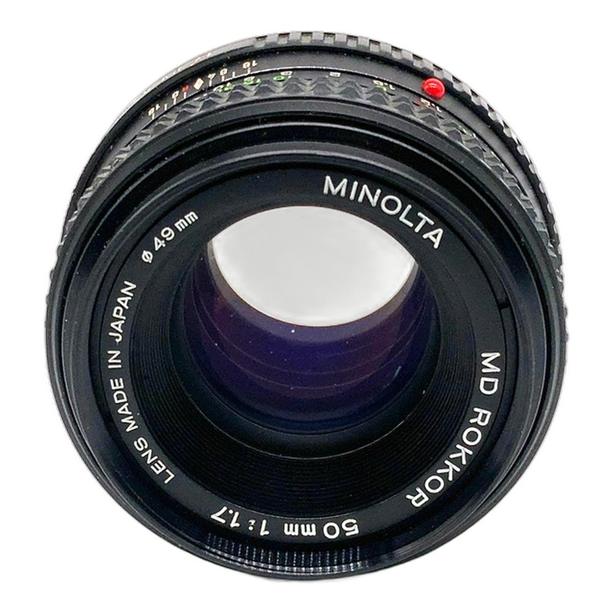 Minolta MD Rokkor 50mm 1:1.7 Objektiv manuell Festbrennweite (Minolta MD)