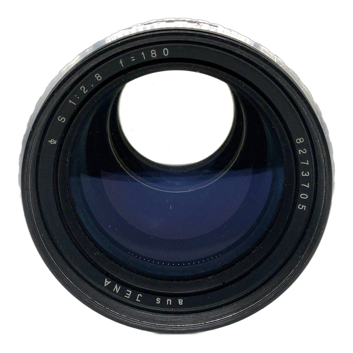 Carl Zeiss "aus Jena" Q1 Sonnar 180mm 1:2,8 Objektiv Zebra (Pentacon Six)