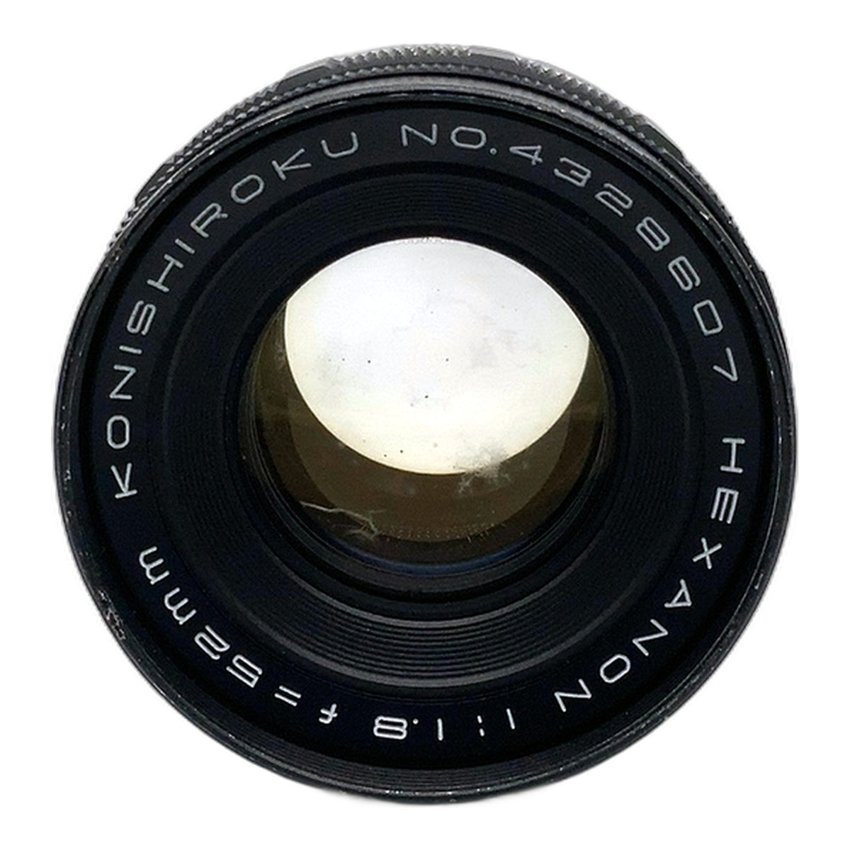 Konishiroku Hexanon 52mm 1:1.8 Objektiv manuell Festbrennweite (Konica F) Pilz!