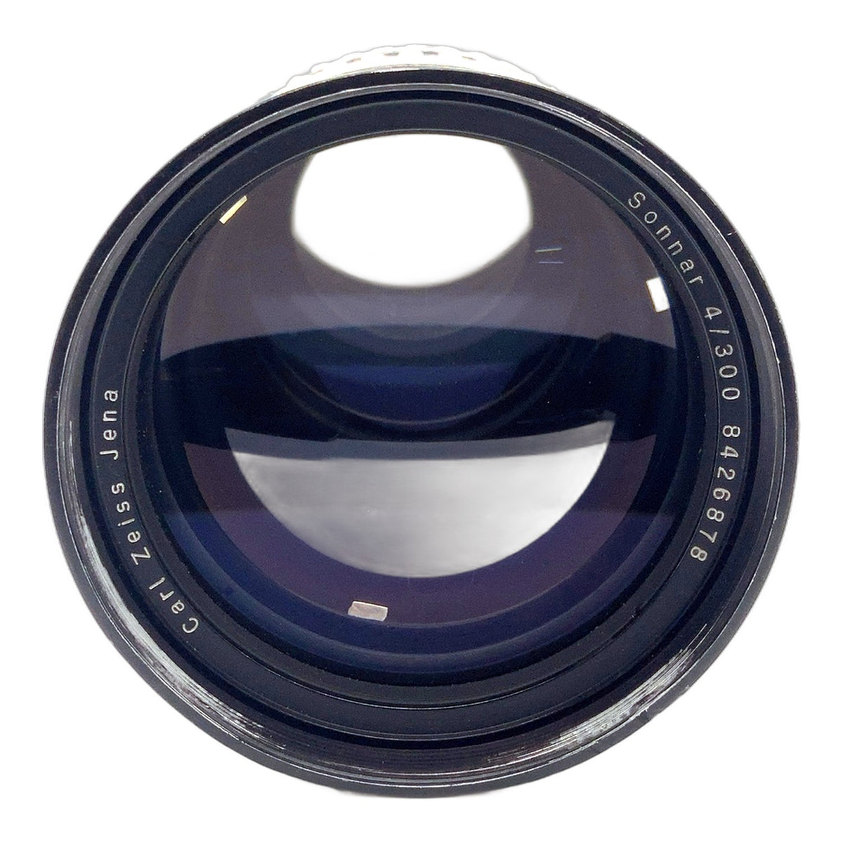 Carl Zeiss Jena Sonnar 300mm 1:4 Objektiv Zebra (Pentacon Six) Nebel!