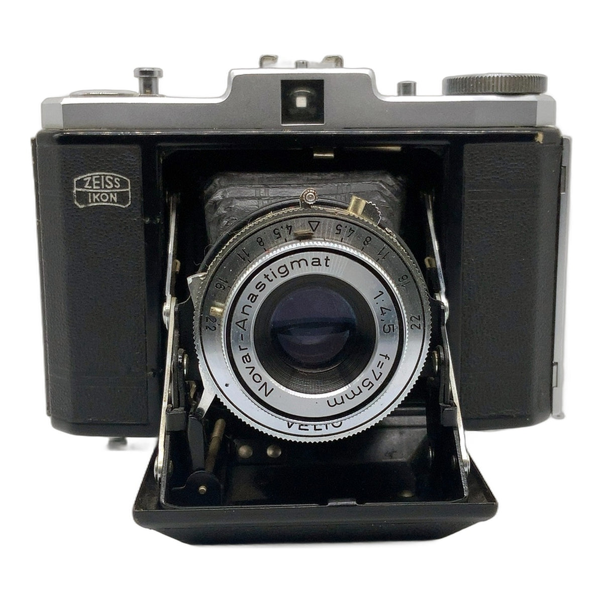 Zeiss Ikon Nettar 518/16 folding camera with Novar Anastigmat 1:4.5 75mm Velio