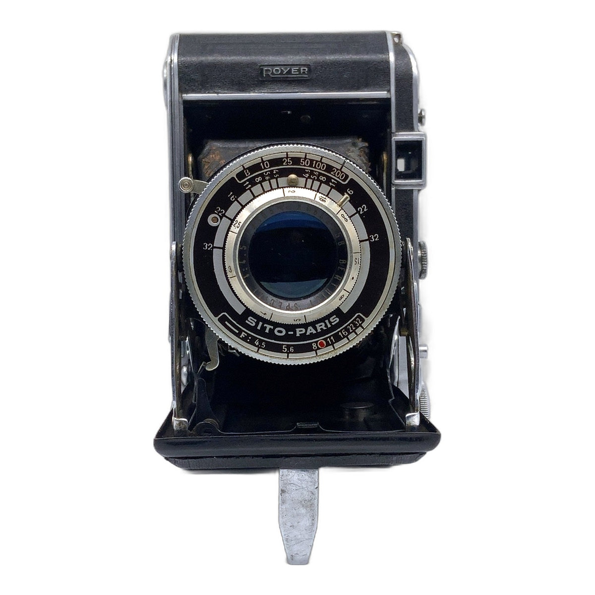 Royer A Klappkamera mit Berthiot Special 105mm 1:4.5 Sito-Paris Balgenkamera