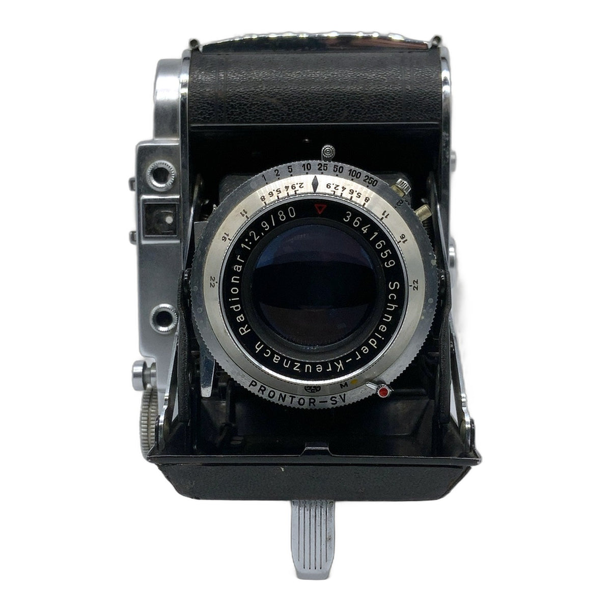 Franka Solida III E Klappkamera mit Schneider Kreuznach Radionar 80mm 1:2.9