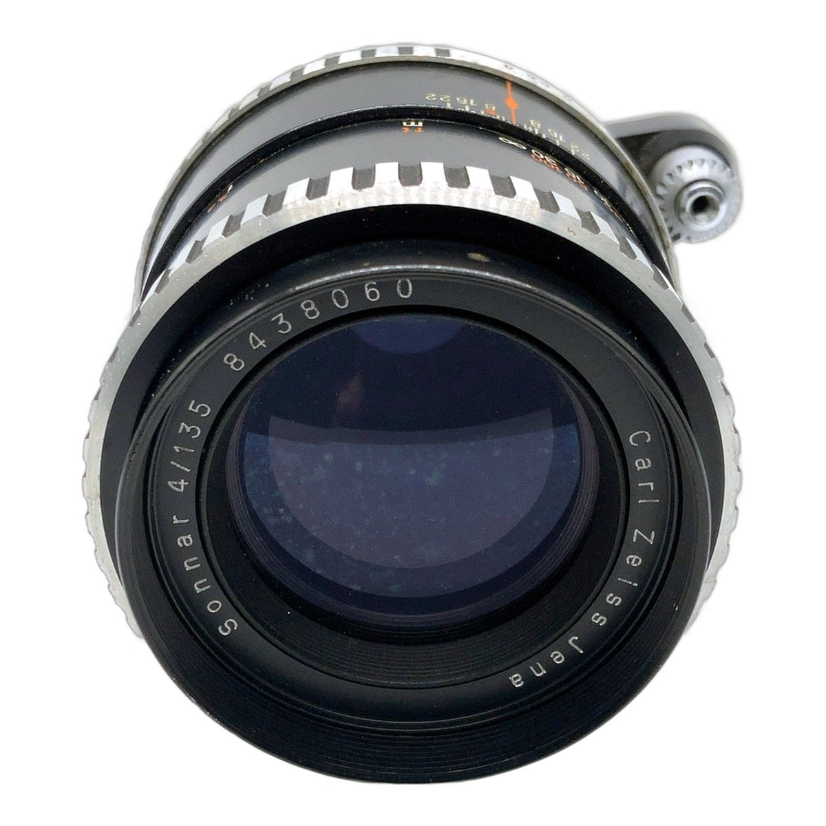 Carl Zeiss Jena Sonnar 135mm 1:4 Objektiv Zebra Festbrennweite (EXA) Text lesen!