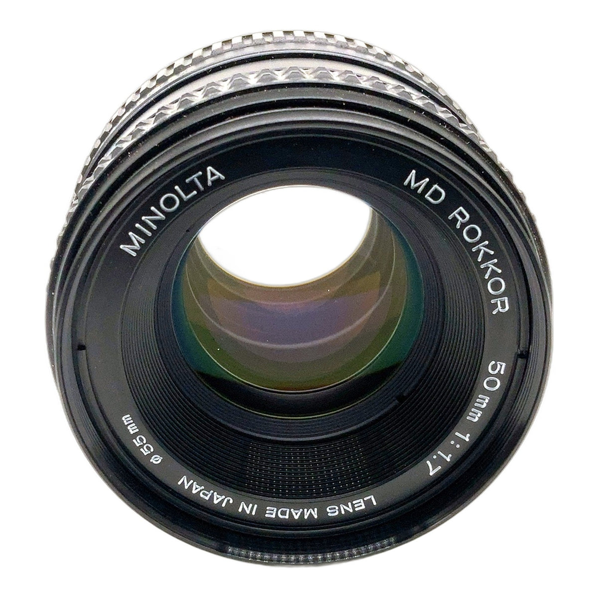 Minolta MD Rokkor 50mm 1:1.7 Objektiv manuell Festbrennweite (Minolta MD) Nebel!