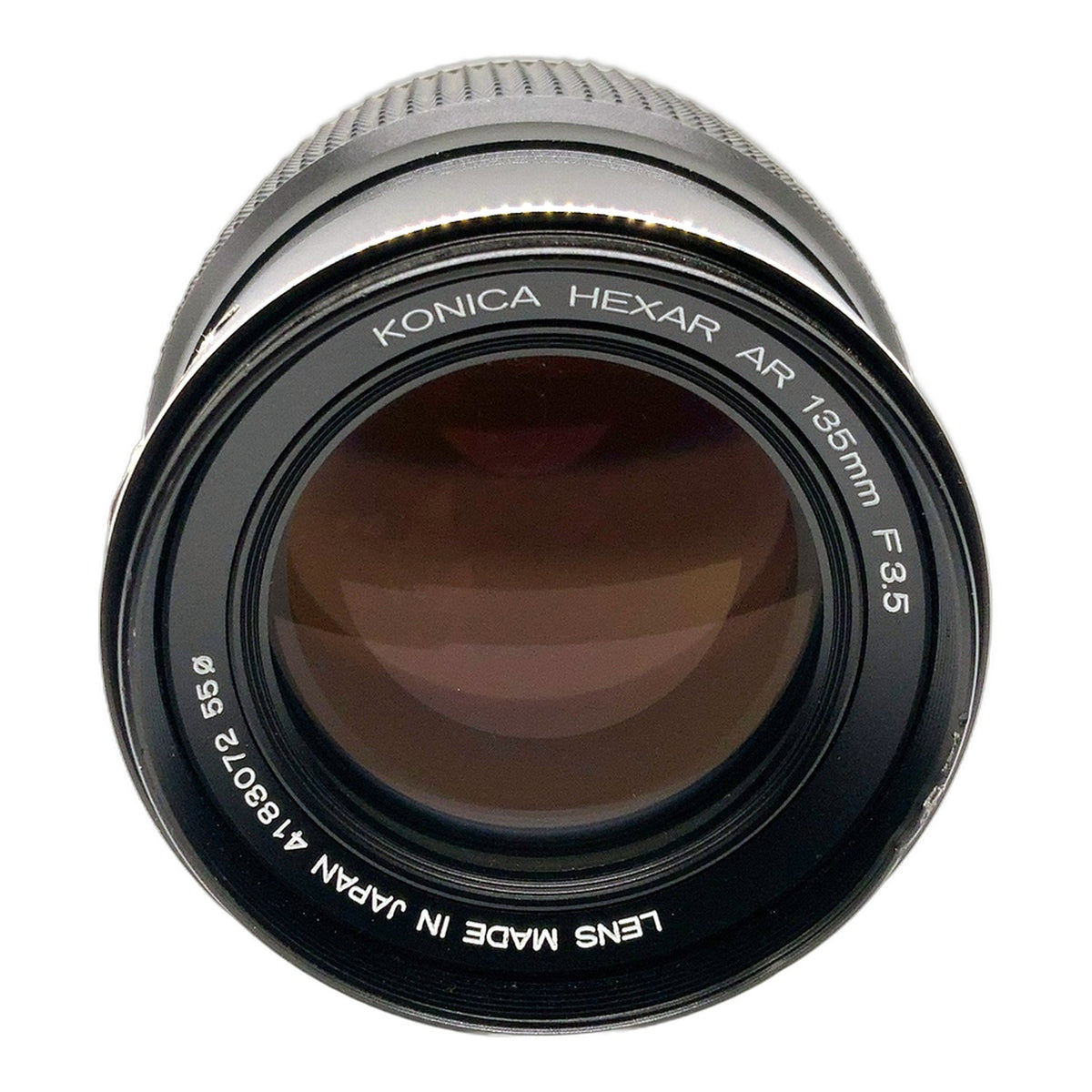Konica Hexar AR 135mm 1:3.5 Objektiv manuell Festbrennweite (Konica AR) Pilz!
