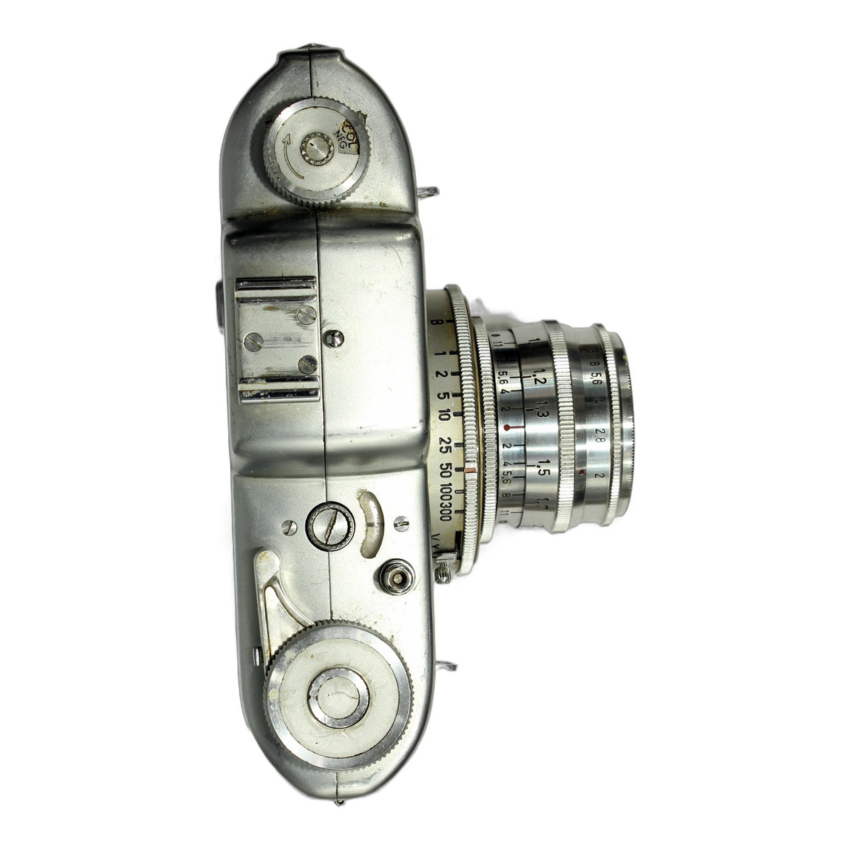 Aka Akarelle Sucherkamera mit Xenon 50mm 1:2 Prontor-SVS Viewfinder Camera