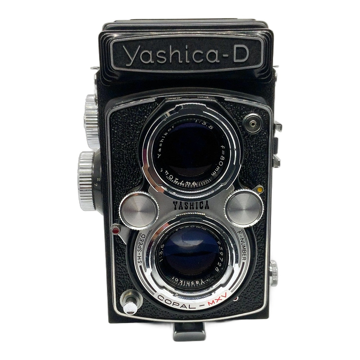 Yashica-D TLR mit Yashikor 80mm 1:3.5 Twin Lens Reflex zweiäugige Kamera