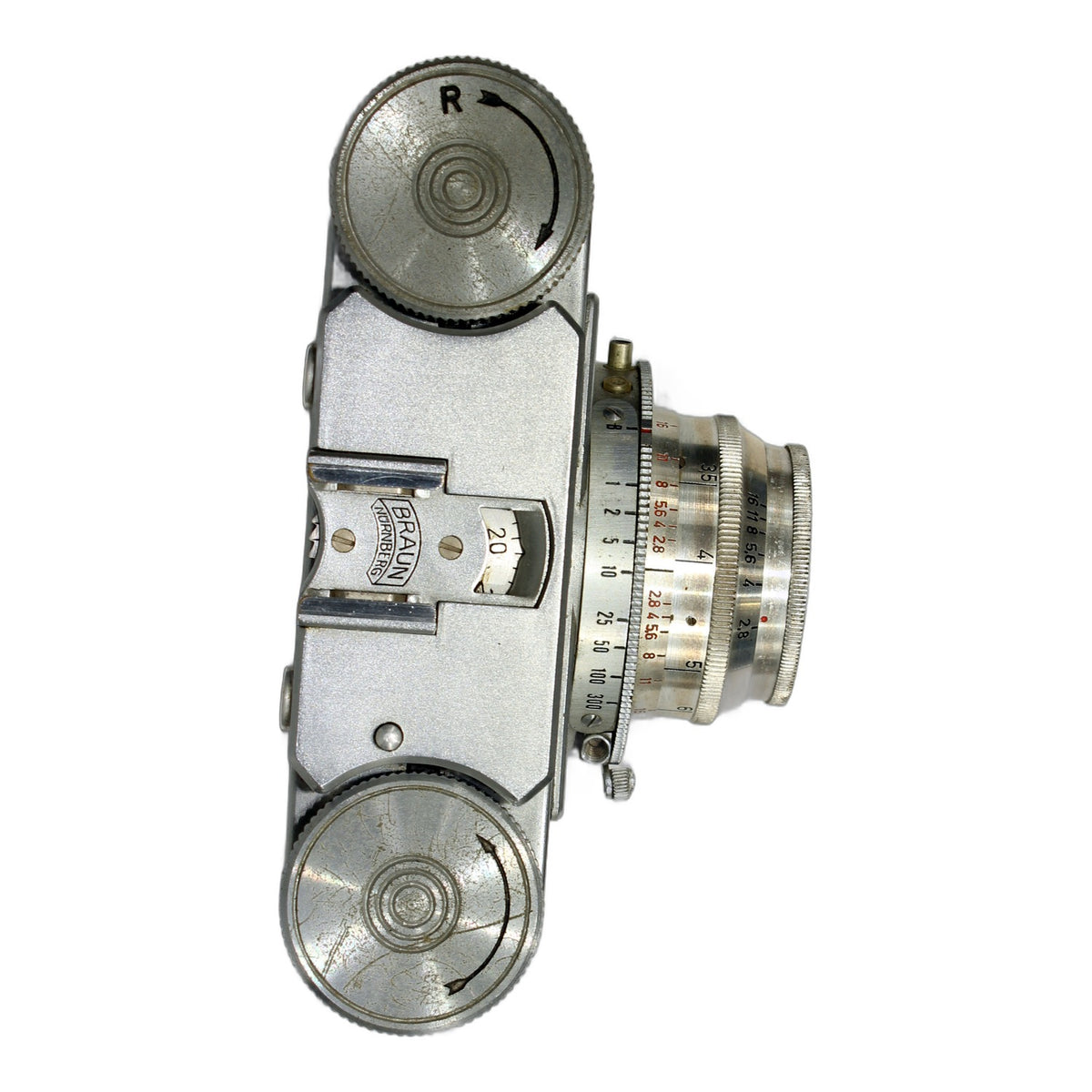 Braun Paxette Sucherkamera mit Staeble-Kata R 45mm 1:2.8 Prontor-S