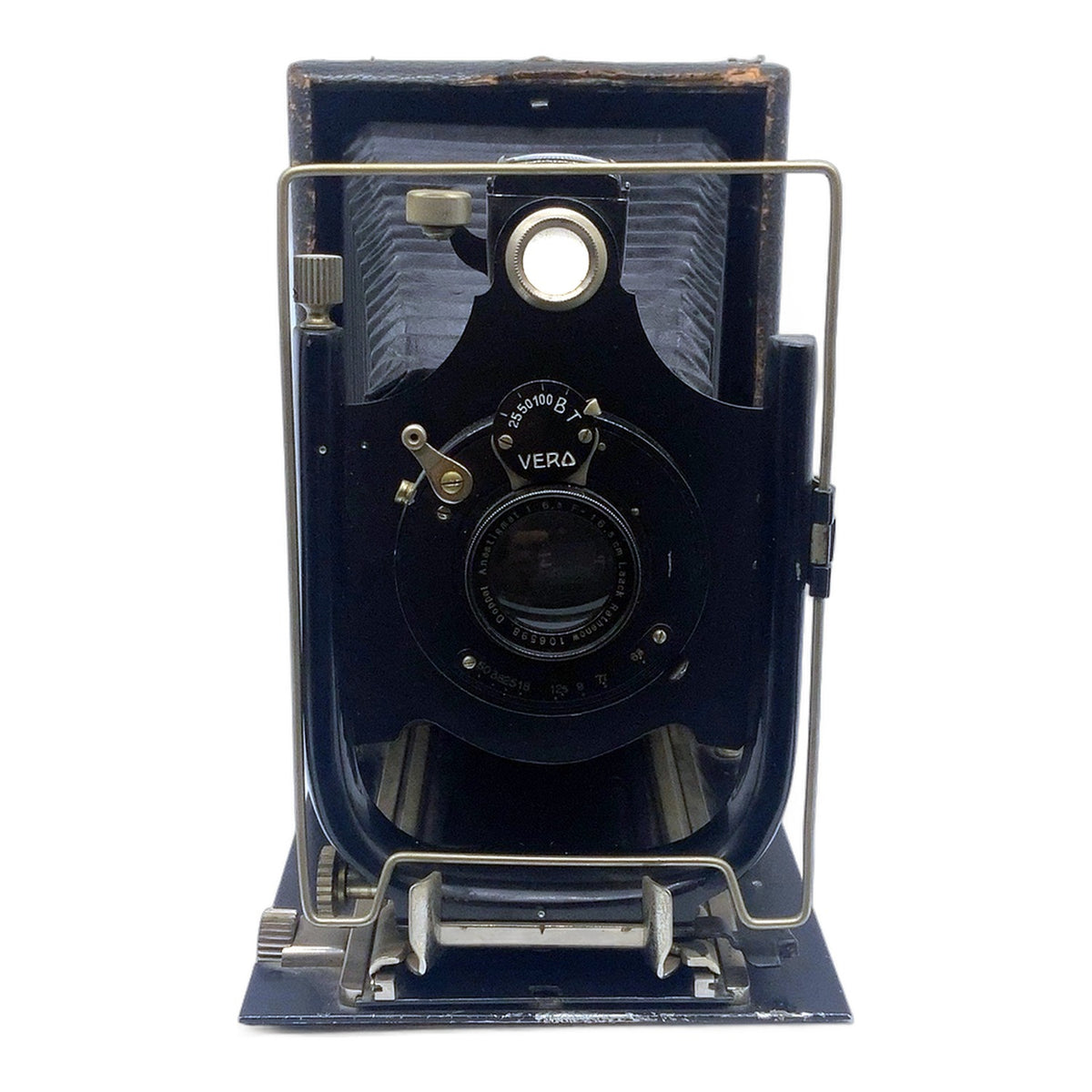Plattenkamera mit Doppel Anastigmat 16,5cm 1:6.3 Vero Analog Camera Plate Camera
