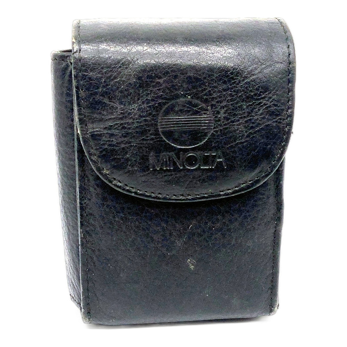 Minolta Vectis 2000/3000 APS Ledertasche Tasche Schwarz Camera Bag Kameratasche