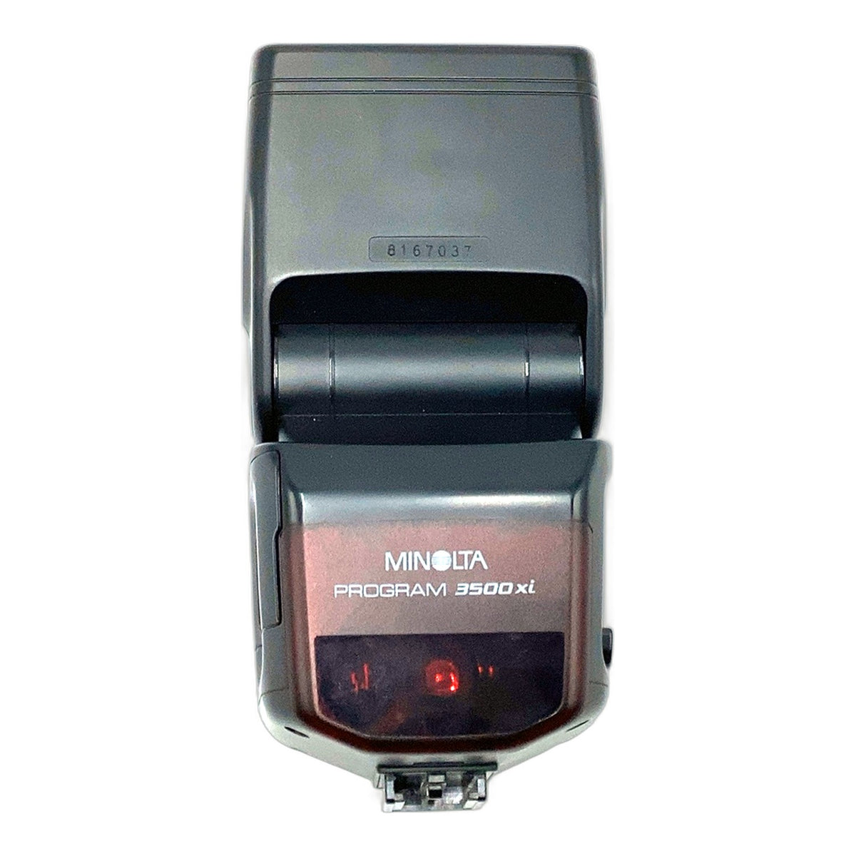 Minolta Program 3500xi Kamera Blitzgerät Aufsteckblitz Flash Licht mit Tasche