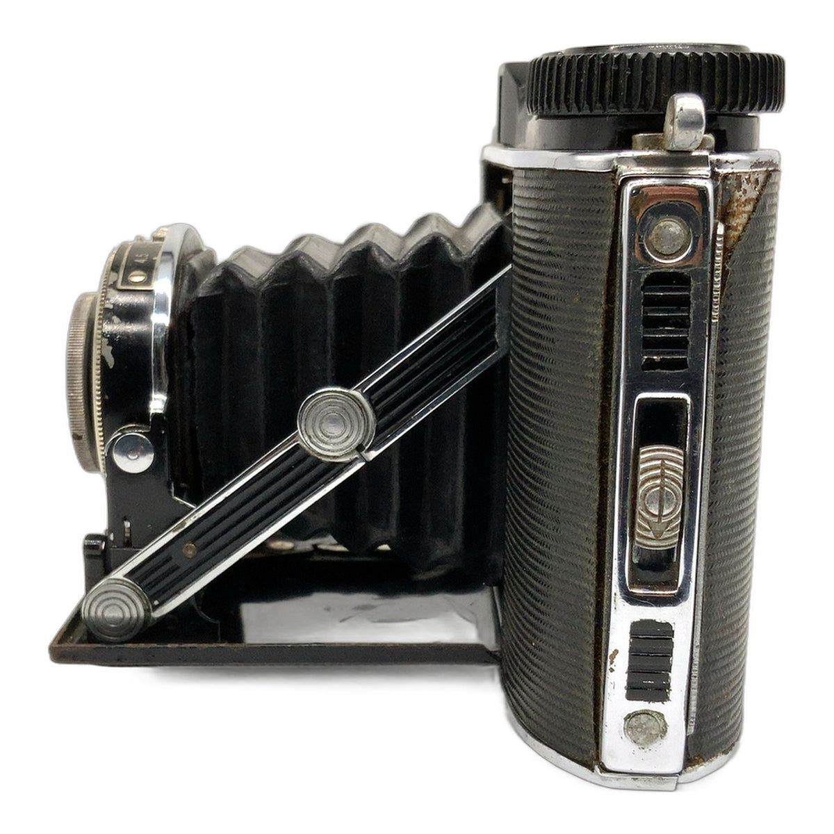 Agfa Isolette Klappkamera mit Apotar 1:4.5 F=8.5cm Folding Camera Balgenkamera