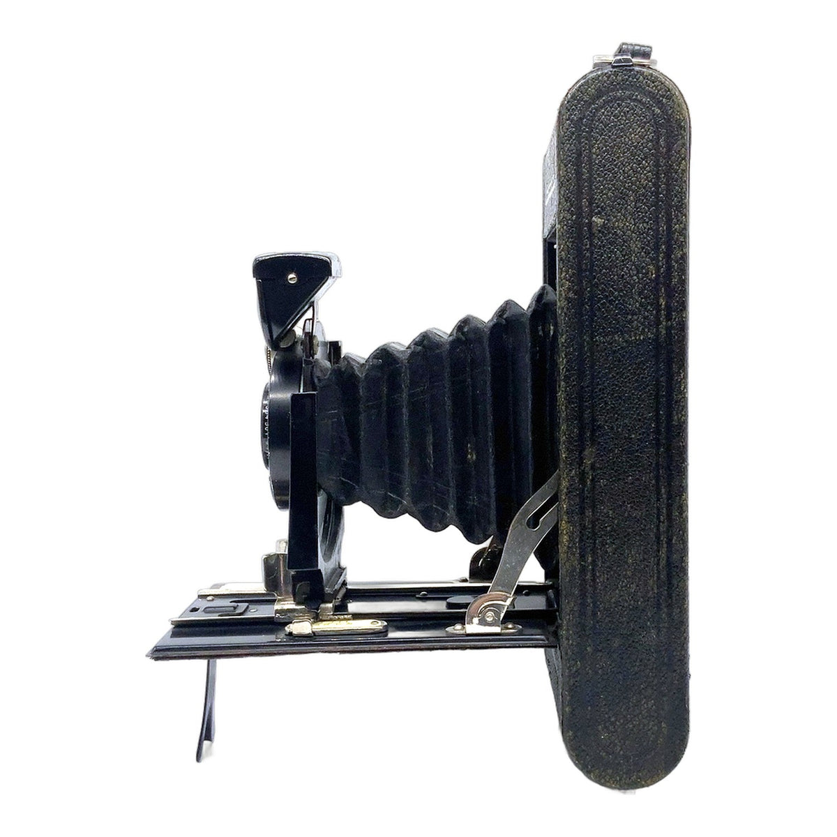 Klappkamera mit Anastigmat Trioplan10,5cm 1:4.5 Ibso Folding Camera Balgenkamera