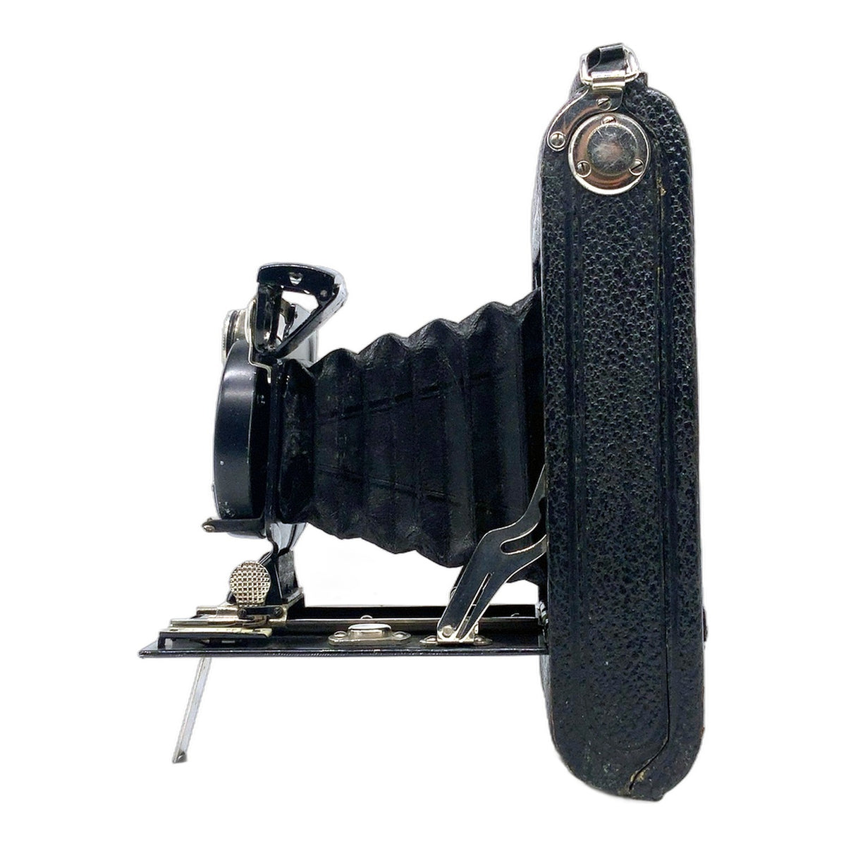 Ihagee Klappkamera mit Ihagee Triplex Anastigmat 10,5cm 1:4.5 Balgenkamera