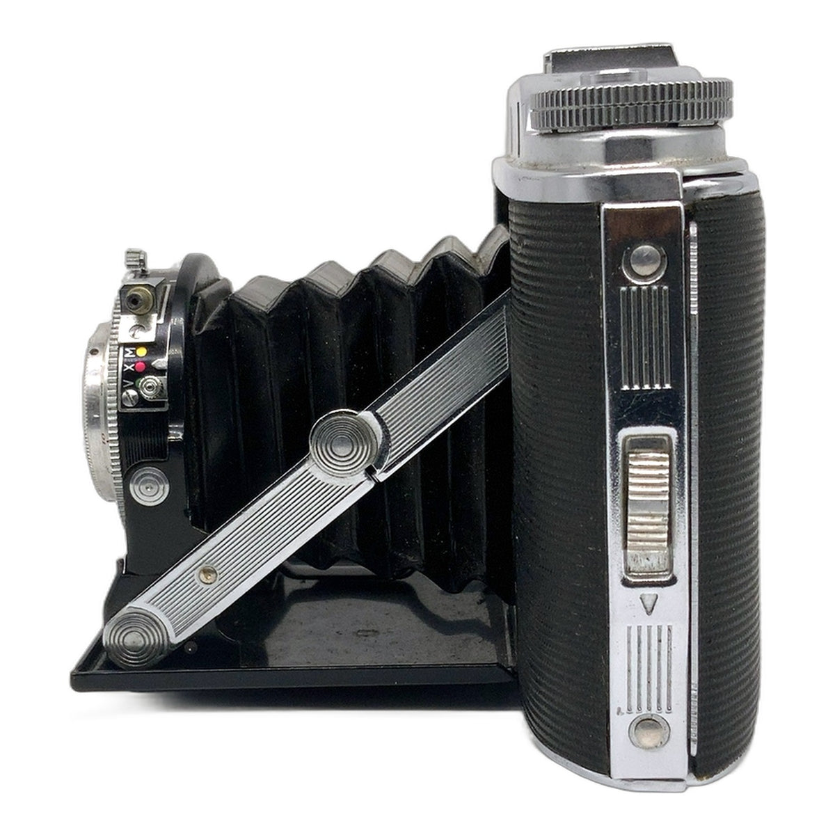 Agfa Isolette III Klappkamera mit Apotar 1:4.5 85mm Prontor-SVS Balgenkamera