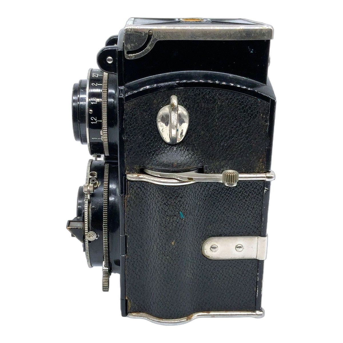 Voigtländer Superb TLR mit Anastigmat Skopar 7,5cm 1:3.5 Kratzer am Objektiv