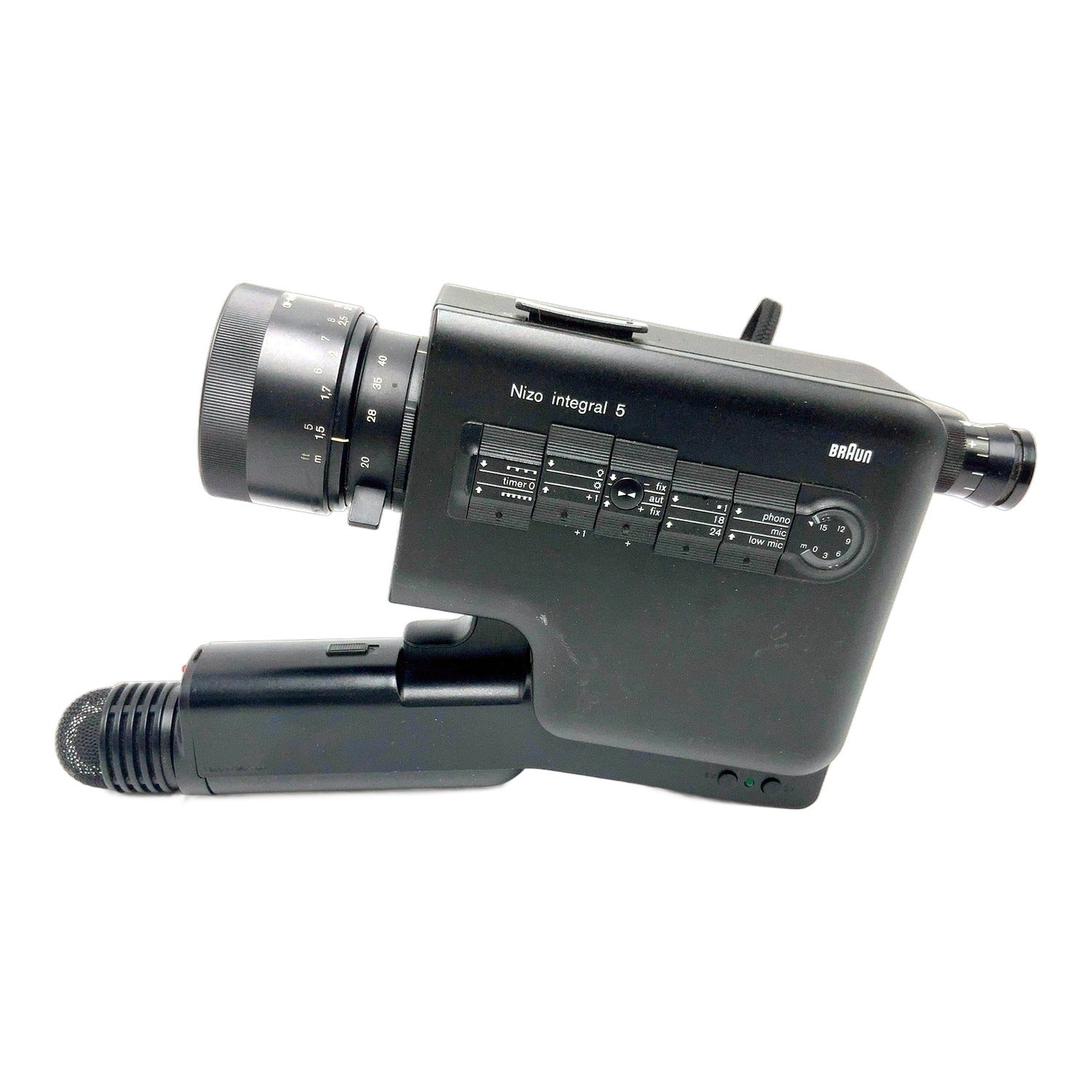 Braun Nizo integral 5 Filmkamera mit Macro-Variogon 1.2/8-40mm