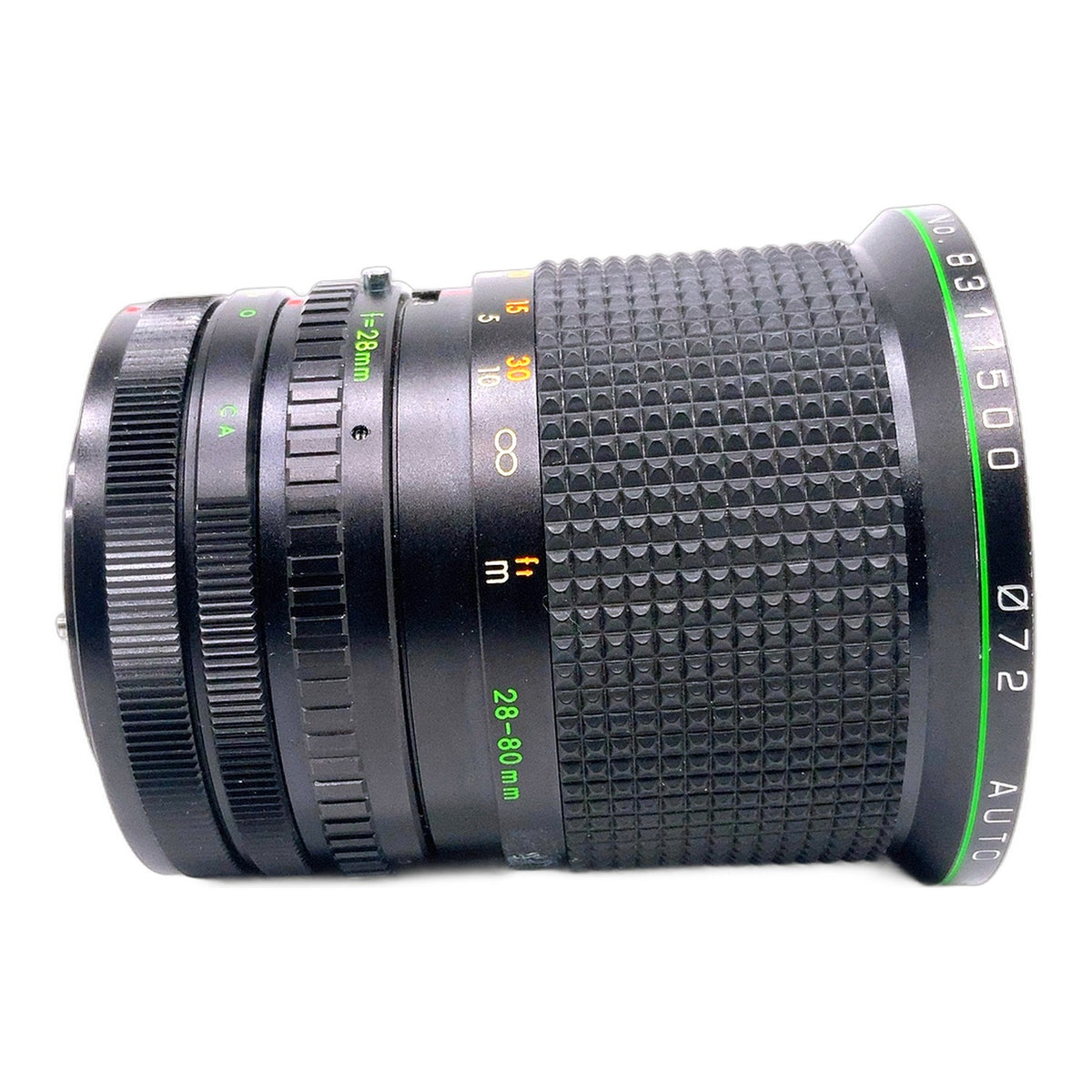 Hanimex Auto Zoom MC Macro 28-80mm 1:3.5-4.5 Objektiv Zoomobjektiv (Canon FD)