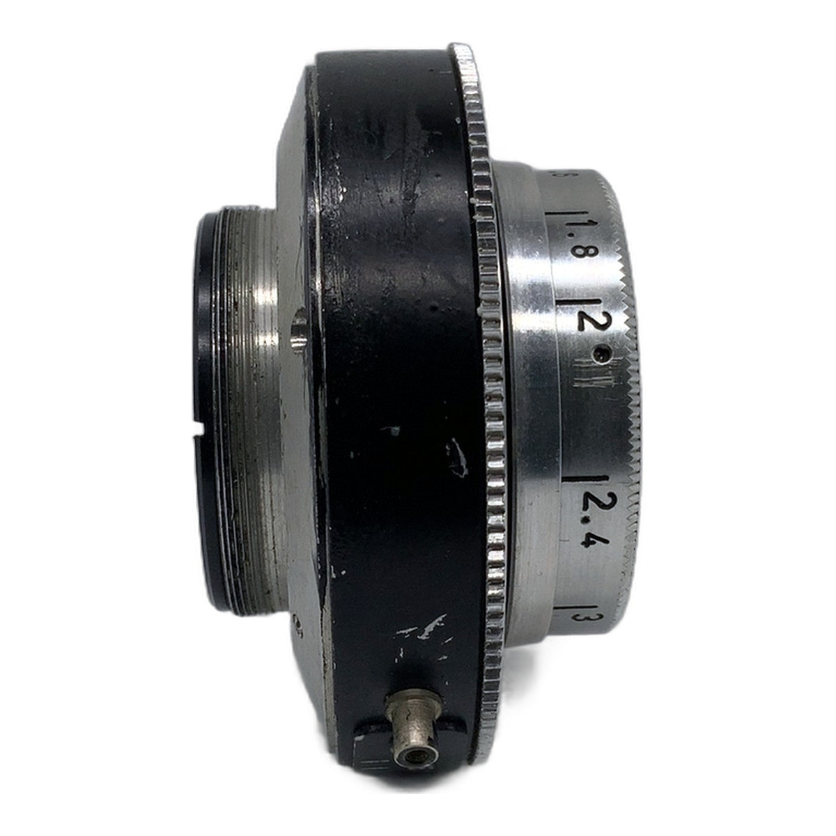 Meyer-Optik Görlitz Trioplan red V 75mm 1:3.5 Verschluss Binor (32,5mm Gewinde)