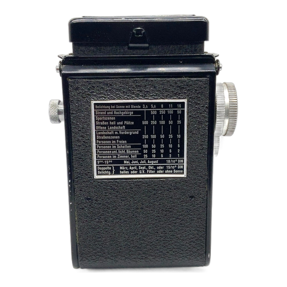Rollei F&H Rolleicord II TLR mit Schneider-Kreuznach Xenar 75mm 1:3.5