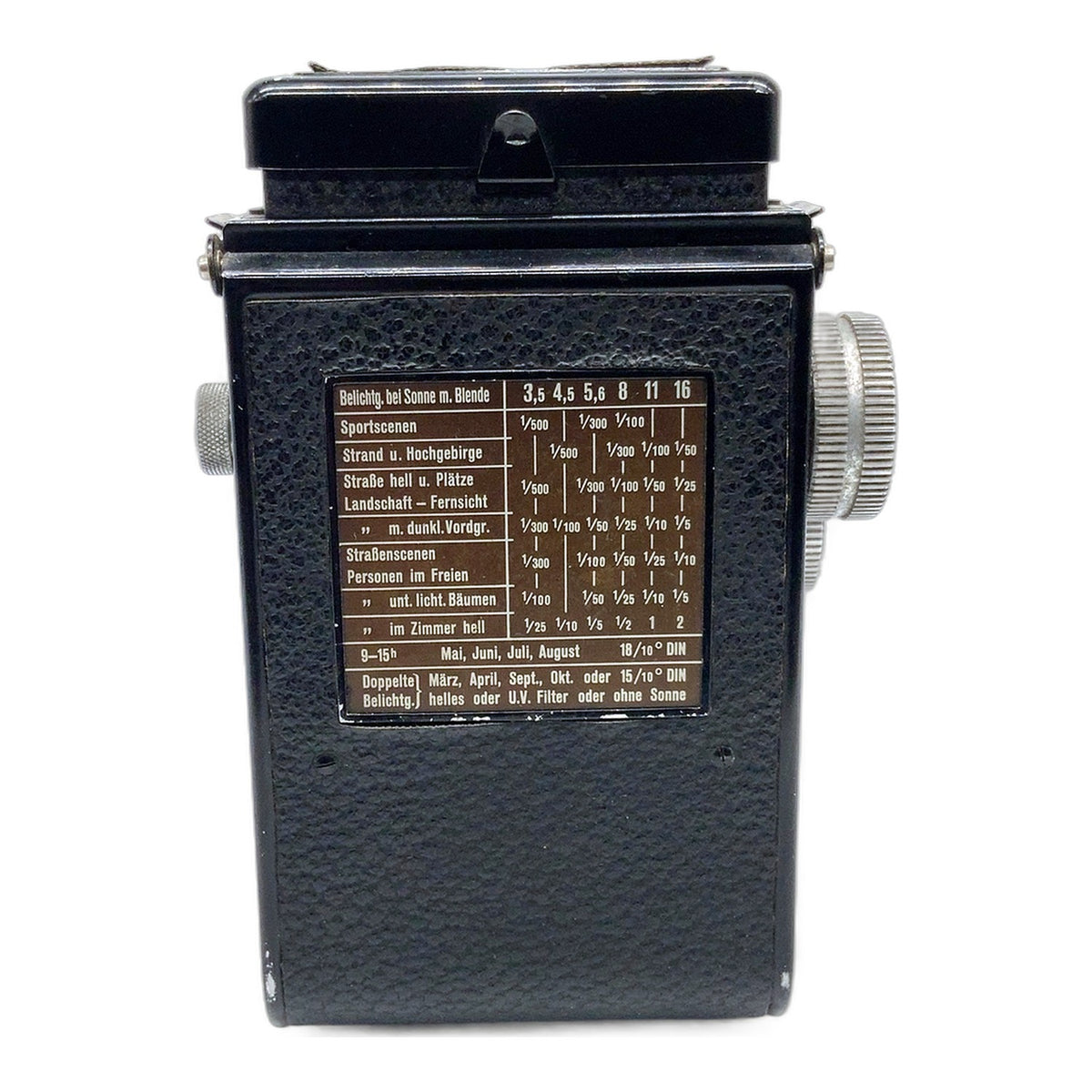 Rollei F&H Rolleicord II TLR mit Carl Zeiss Triotar 1:3.5 f=7,5cm