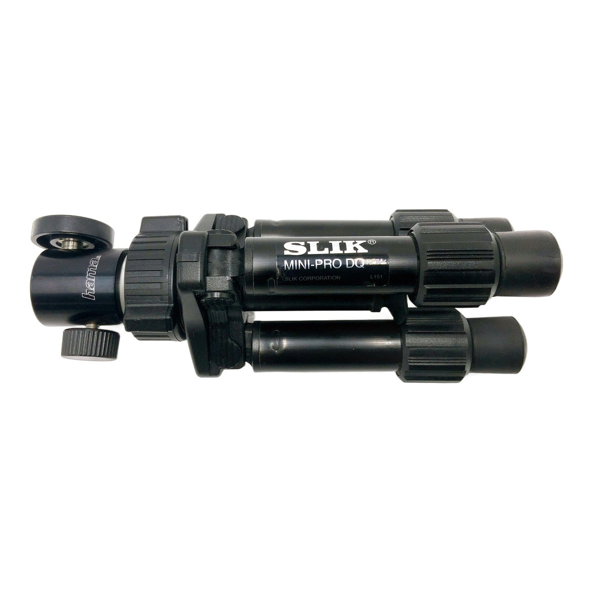 Slik Mini-Pro DQ mit Hama Kugelkopf Stativ Schwarz Camera Tripod Kamerastativ