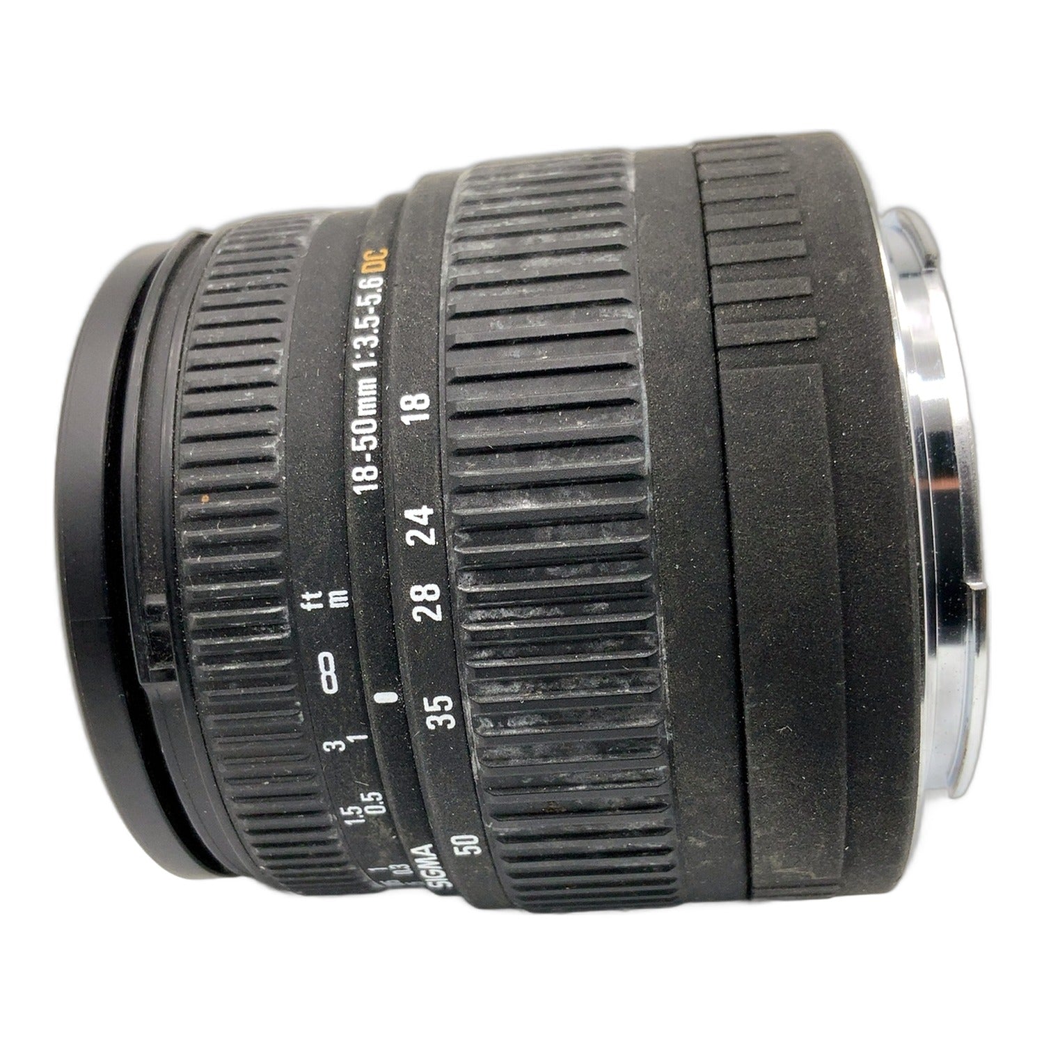 Sigma Zoom DC 18-50mm 1:3.5-5.6 AF Autofokus Zoomobjektiv (Canon EF) Nebel!