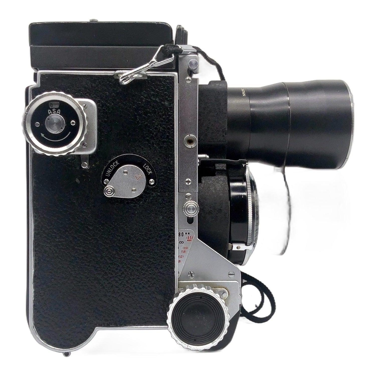 Mamiya Mamiyaflex C2 Pro TLR mit Sekor 180mm 1:4.5 zweiäugige Kamera