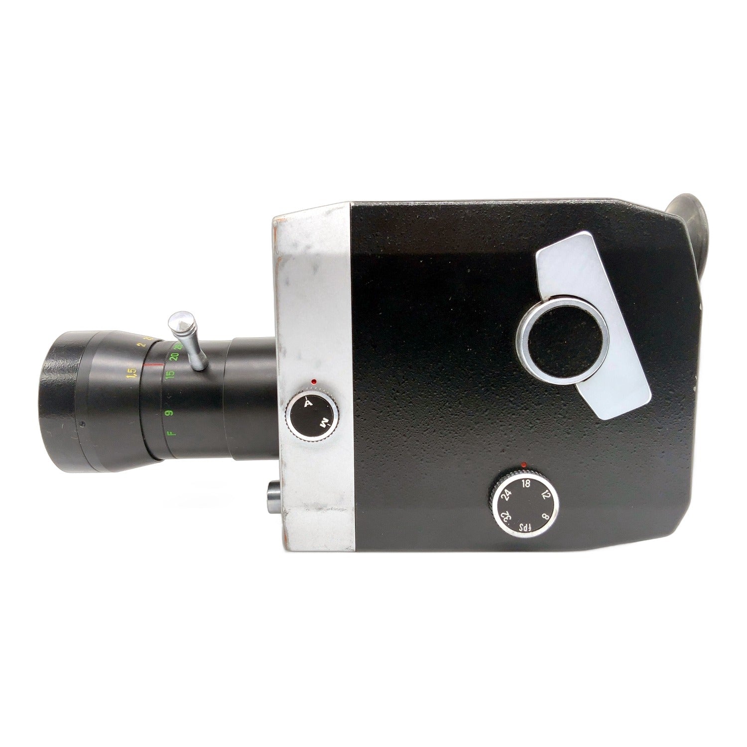 KMZ Quarz 1x86-2 Filmkamera mit Meteor-8M-1 9-38mm 1:1.8 Movie Camera