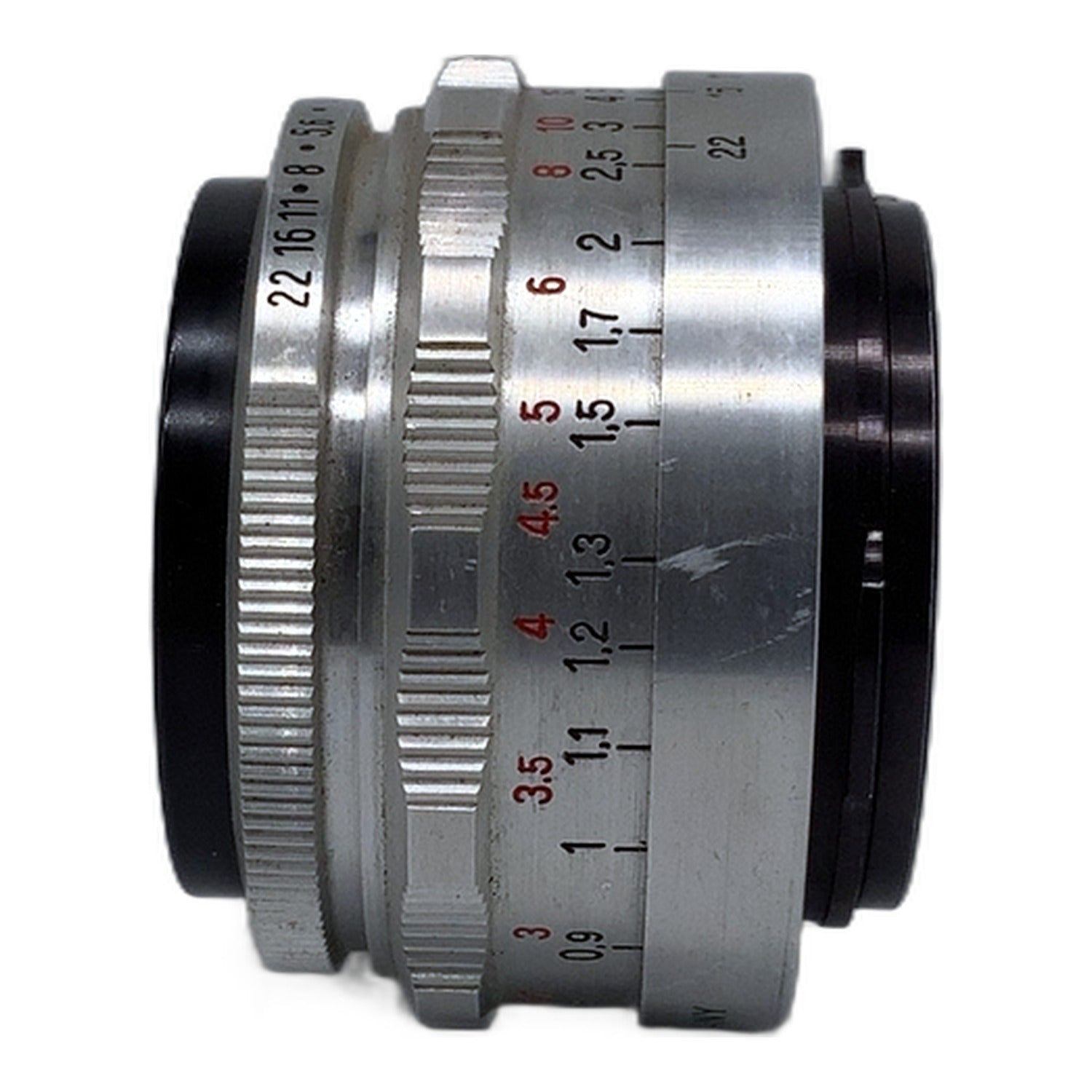 Carl Zeiss Jena Q1 Tessar 50mm 1:2.8 Objektiv manuell Festbrennweite (Altix)