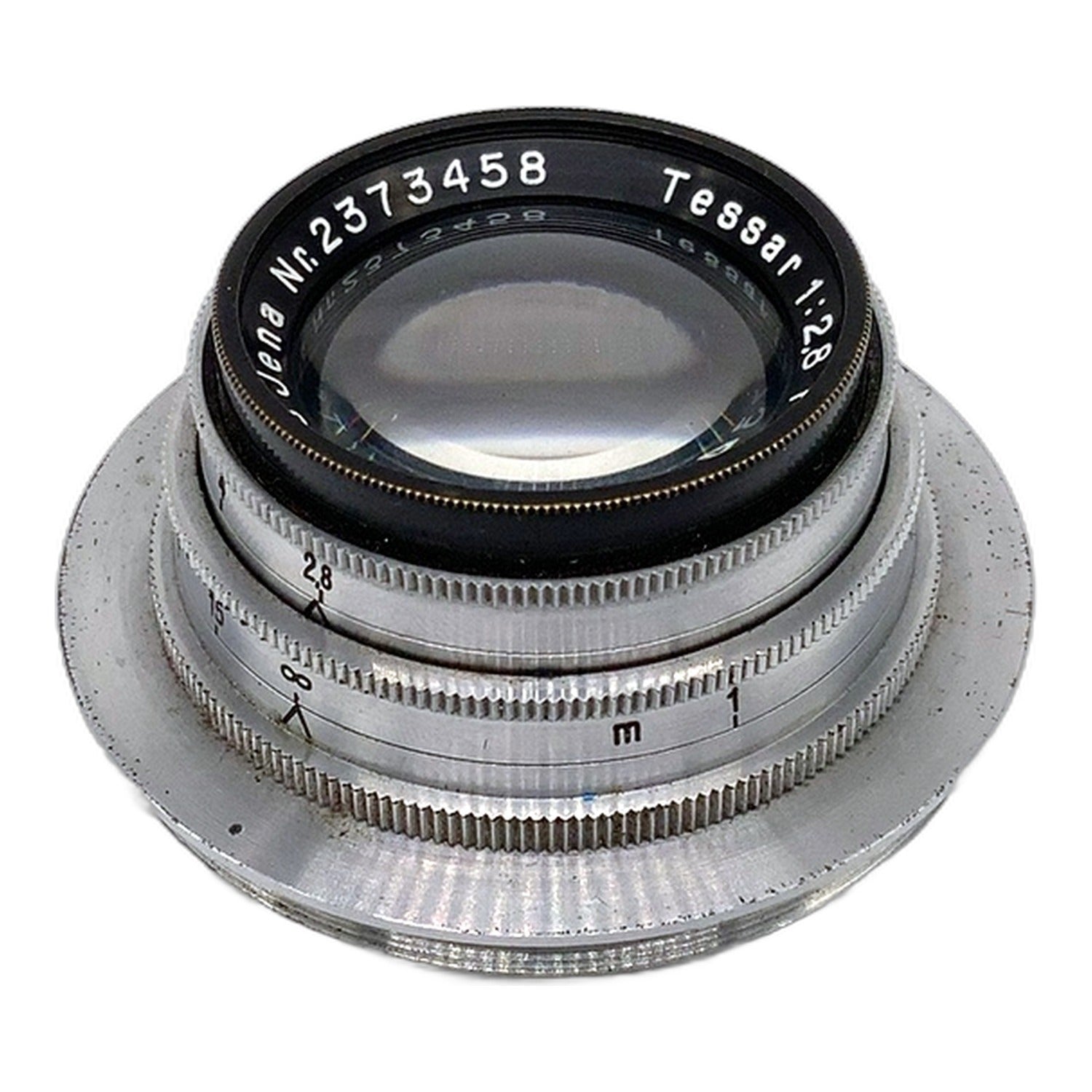 Carl Zeiss Jena Tessar 80mm 1:2.8 Objektiv manuell Festbrennweite (M55)