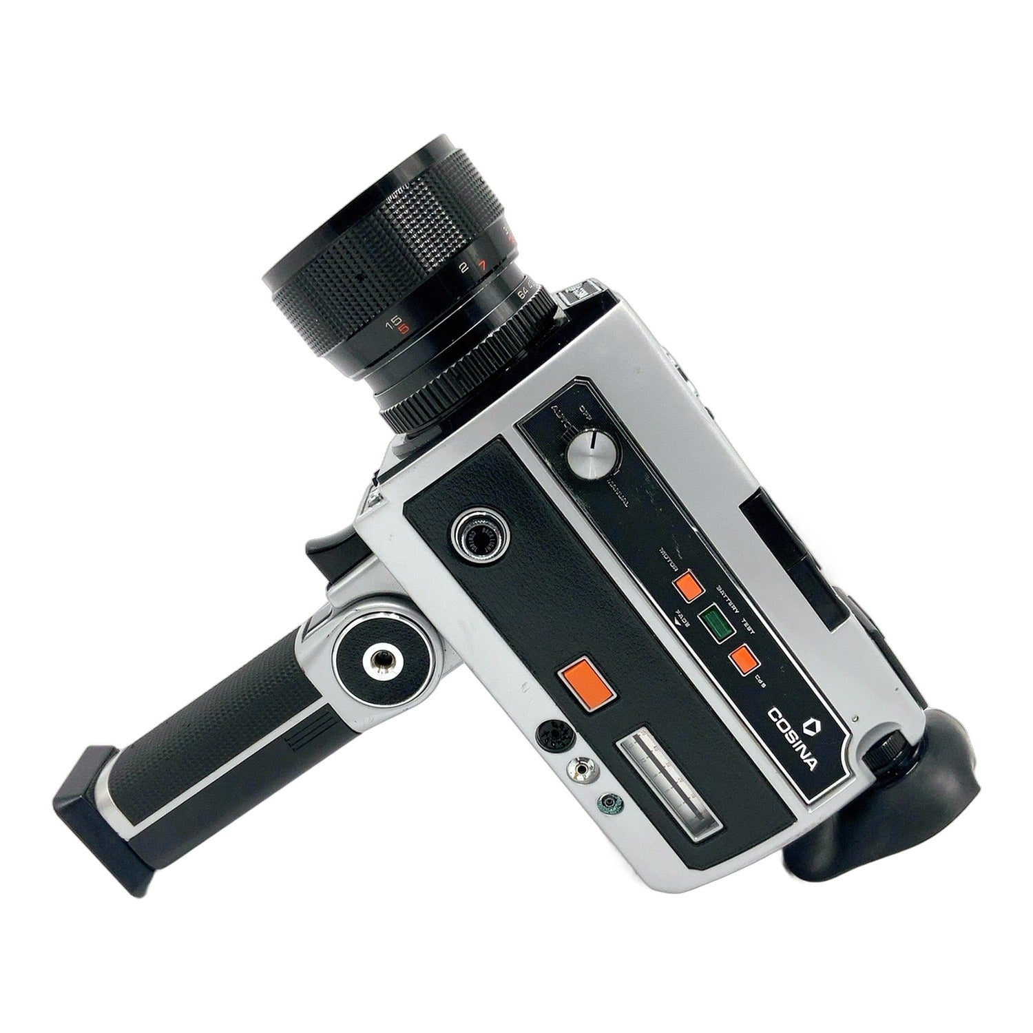 Cosina SM-2000 Filmkamera mit Cosinon Reflex Macro Lens 8-64mm 1:1.7