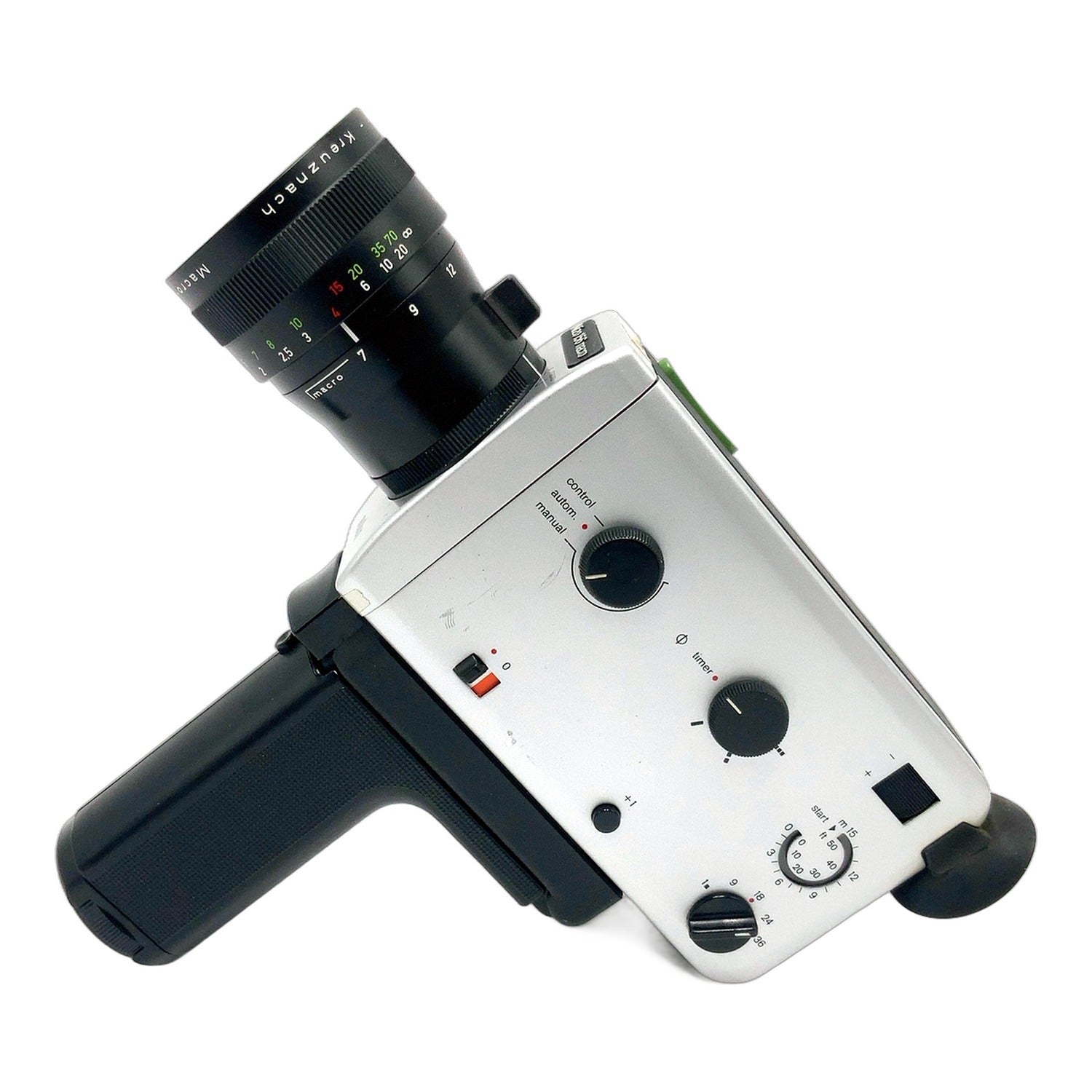 Braun Nizo 156 macro Filmkamera Schneider Kreuznach Macro-Variogon 7-56mm 1:1.8