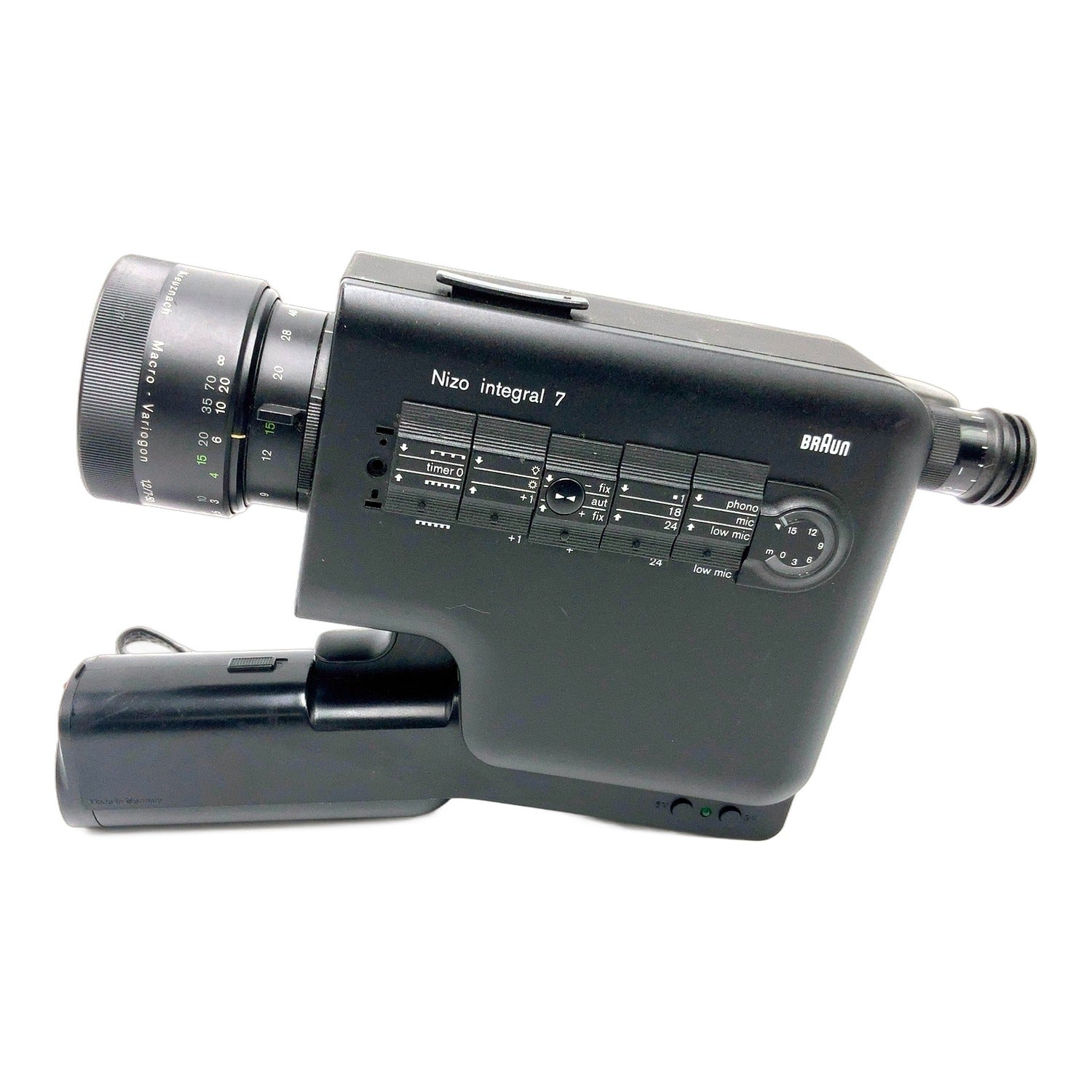 Braun Nizo integral 7 Filmkamera mit Macro-Variogon 1:2.7/7-50mm ohne Mikrofon