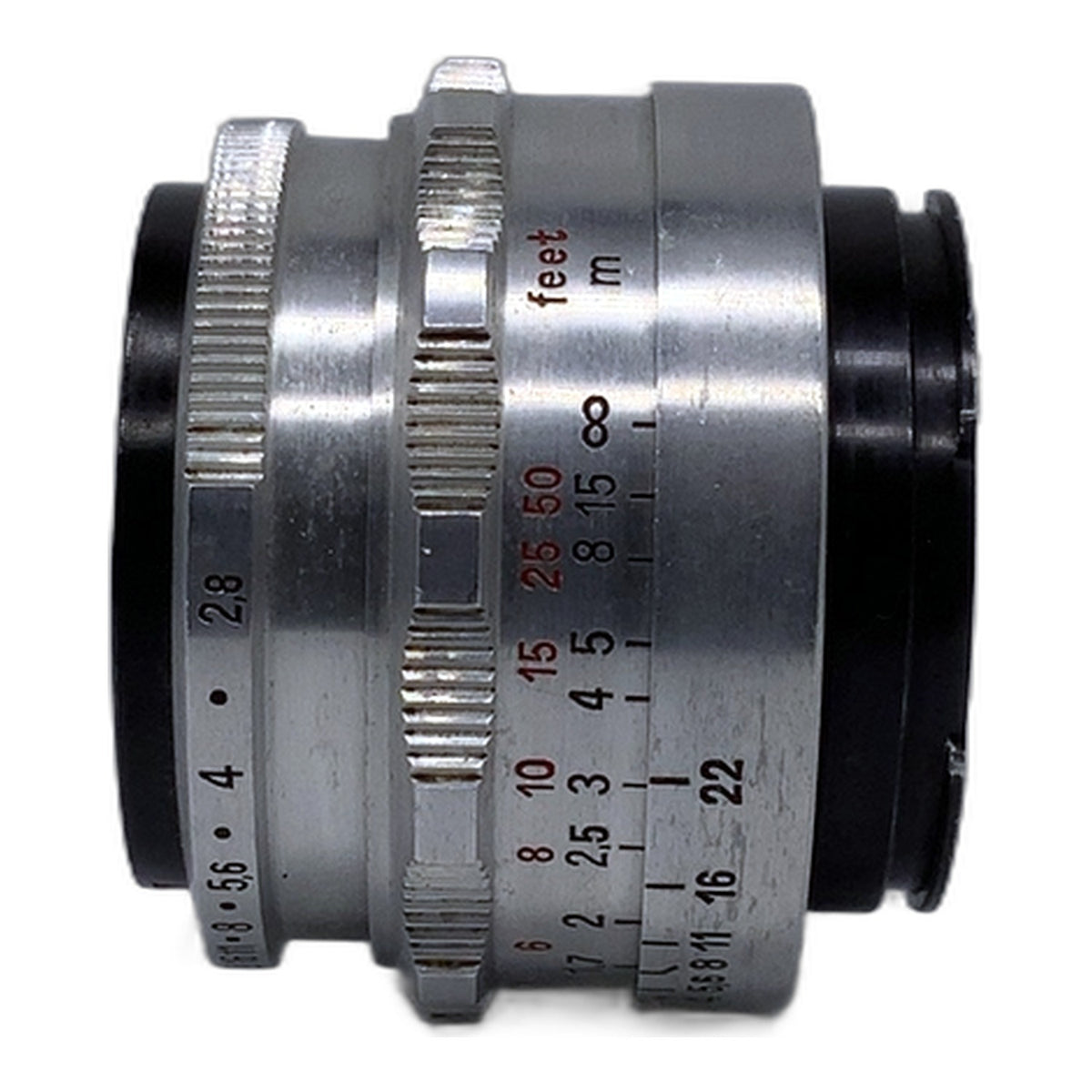 Carl Zeiss "aus Jena" Q1 compact Tessar 50mm 1:2.8 Objektiv Festbrennweite (EXA)