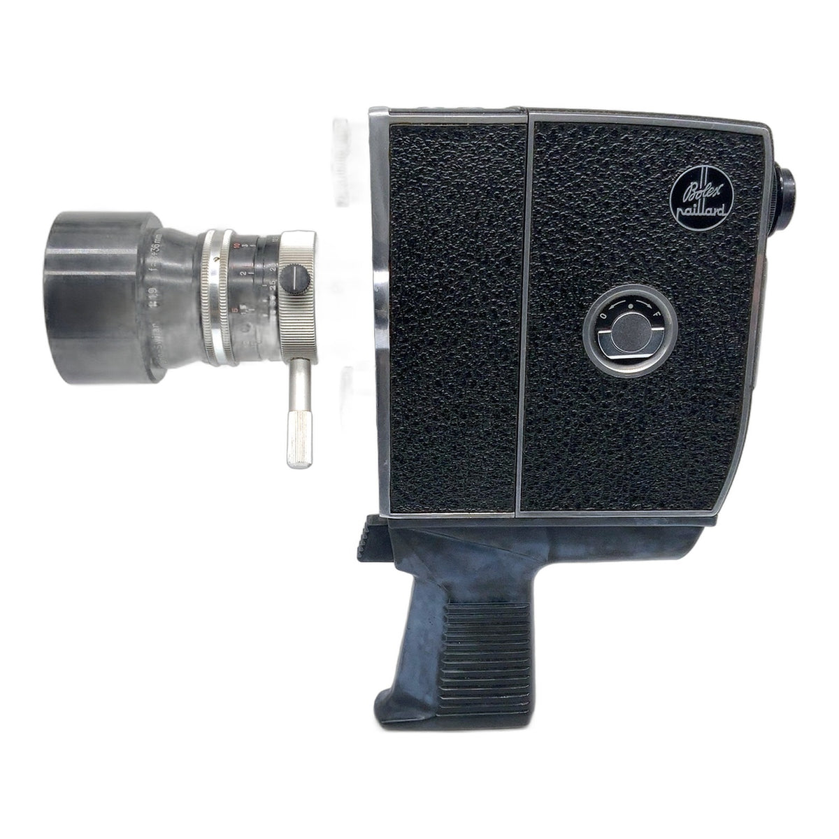 Bolex Paillard K2 Filmkamera mit Vario-Switar 1:1.9 f=8-36mm Movie Camera