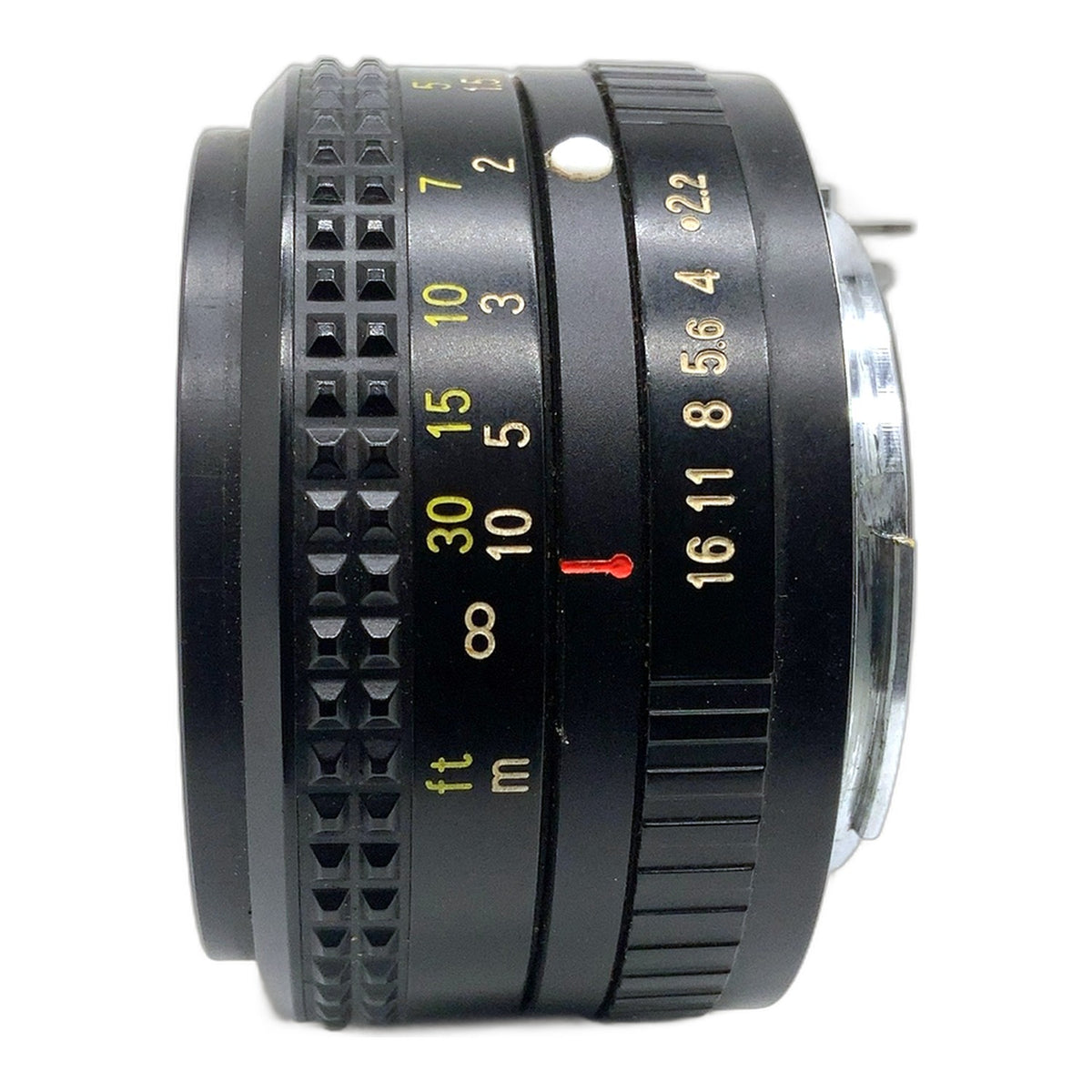 Ricoh Riconar 55mm 1:2.2 Objektiv manuell Festbrennweite (Pentax K) Pilz!