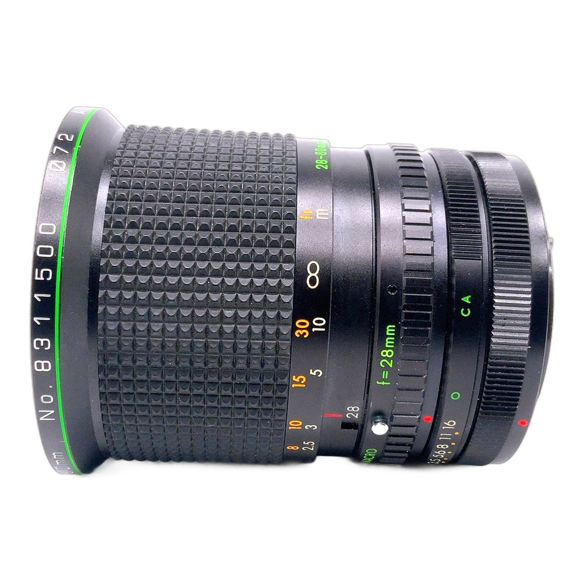 Hanimex Auto Zoom MC Macro 28-80mm 1:3.5-4.5 Objektiv Zoomobjektiv (Canon FD)