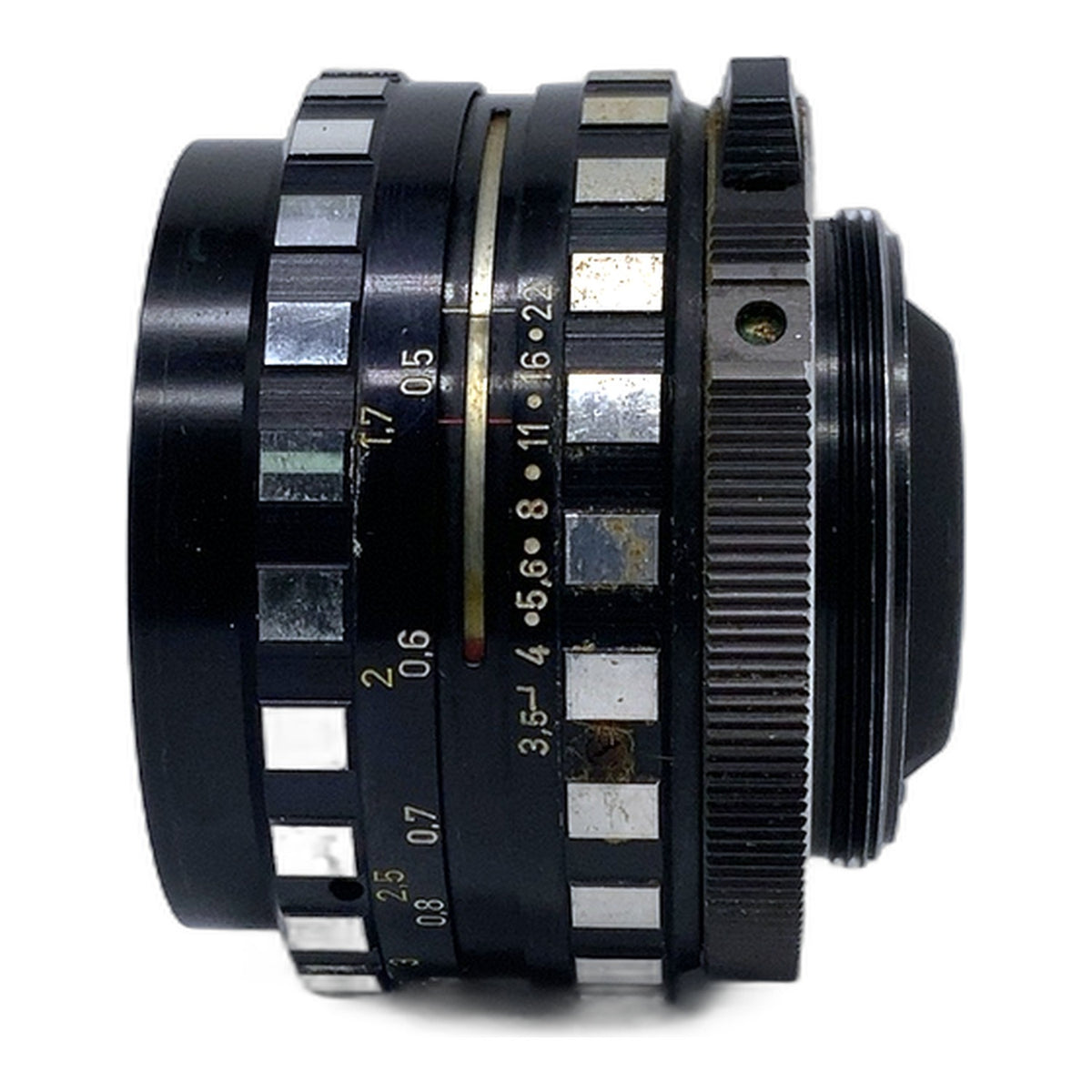 A. Schacht Ulm Edixa-Travegon 35mm 1:3.5 Objektiv manuell Festbrennweite (M42)