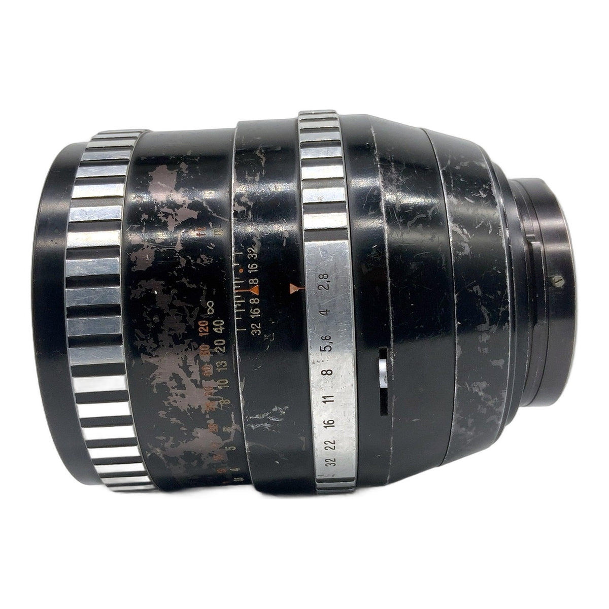 Carl Zeiss "aus Jena" Q1 Sonnar 180mm 1:2,8 Objektiv Zebra (Pentacon Six)