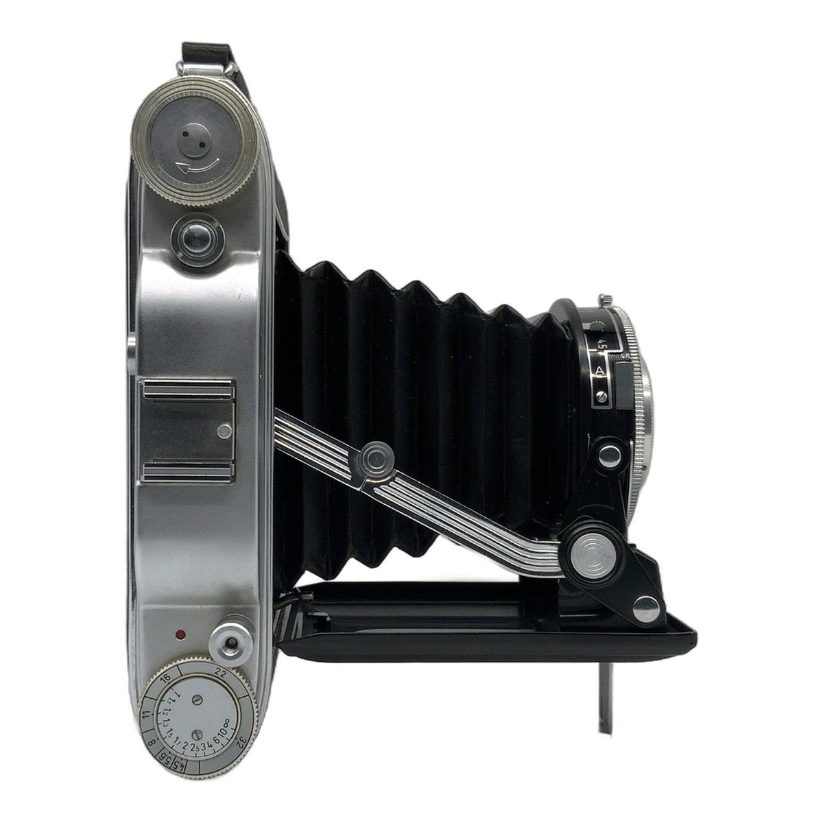 Agfa Record II Klappkamera mit Apotar 105mm 1:4.5 Prontor-SV Balgenkamera